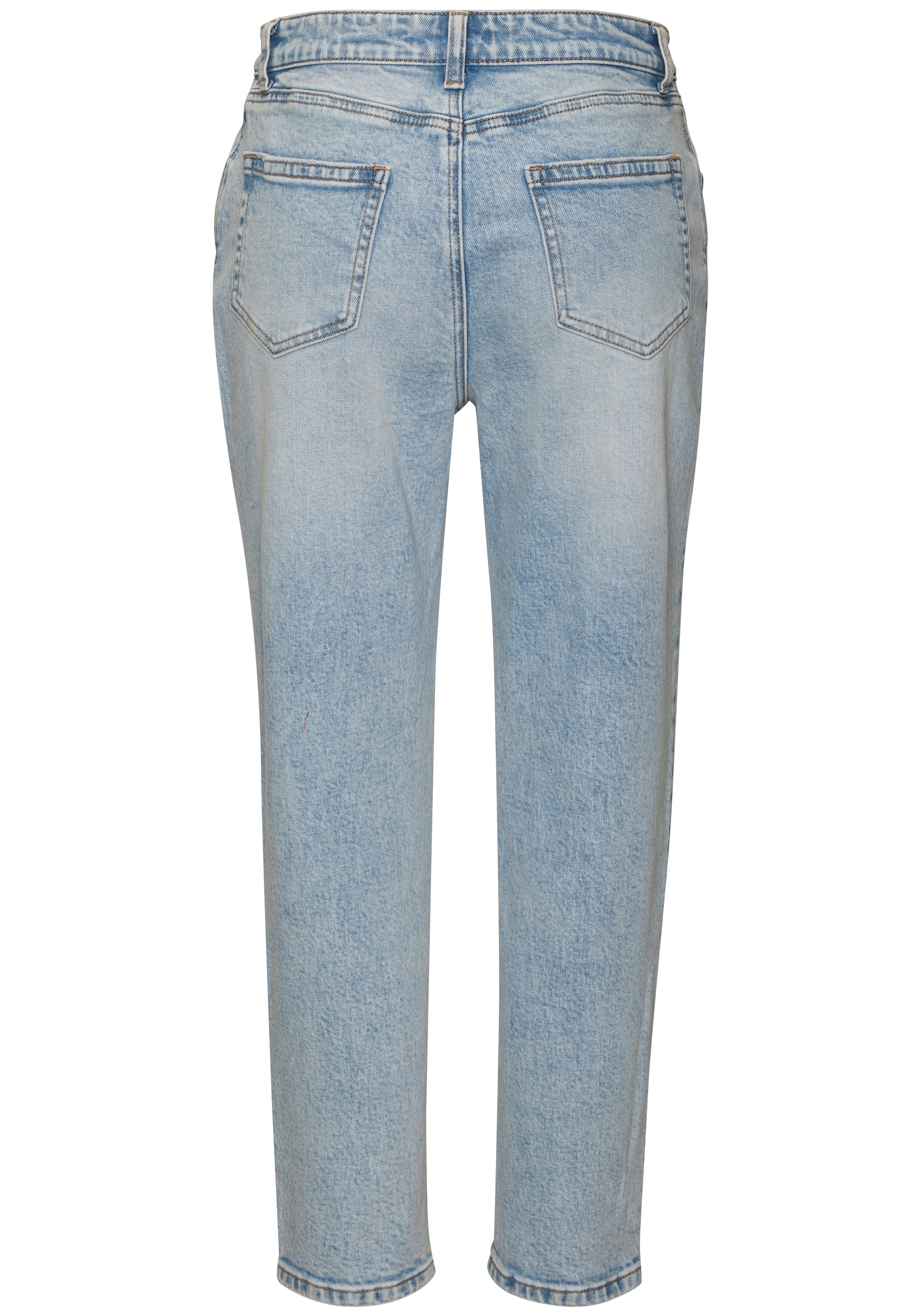 LASCANA Jeans mom mit hohem Bund. elastische Denimware