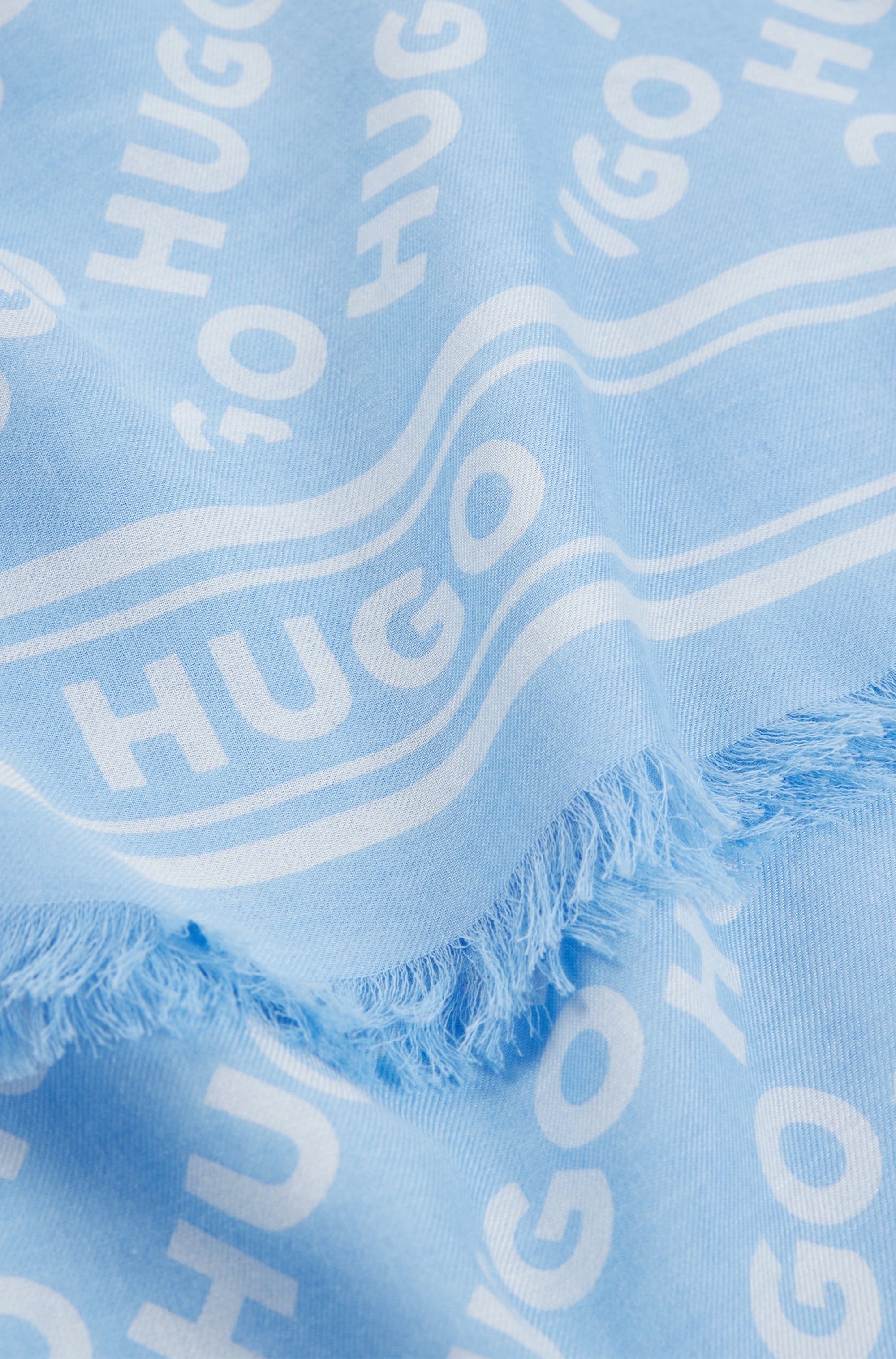 HUGO Schal »Alycia 120*120«, mit HUGO-Logodrucken