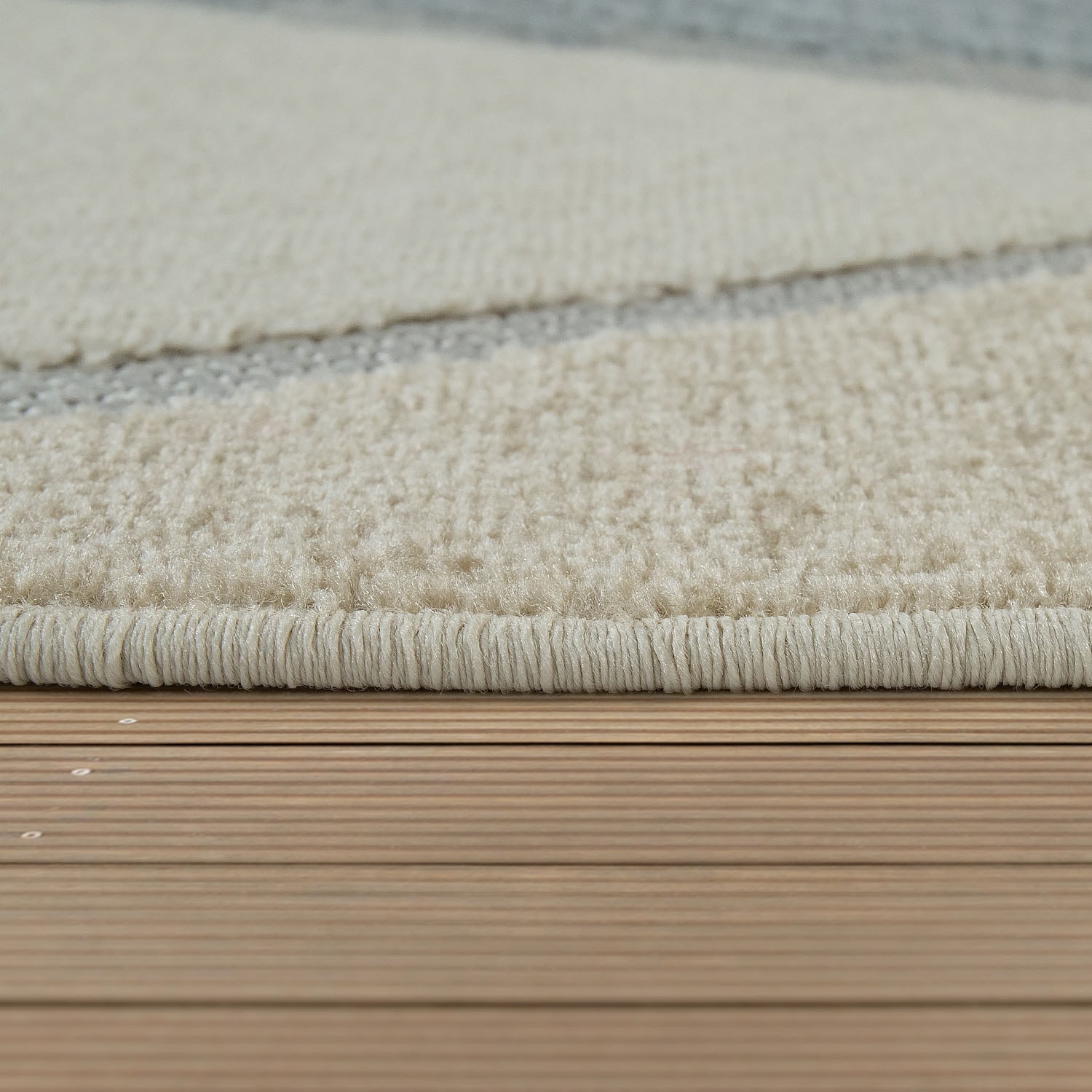 Paco Home Teppich »Stilo 860« rechteckig 12 mm Höhe Kurzflor, 3D-Patchwork Design, In- und Outdoor geeignet, Wohnzimmer