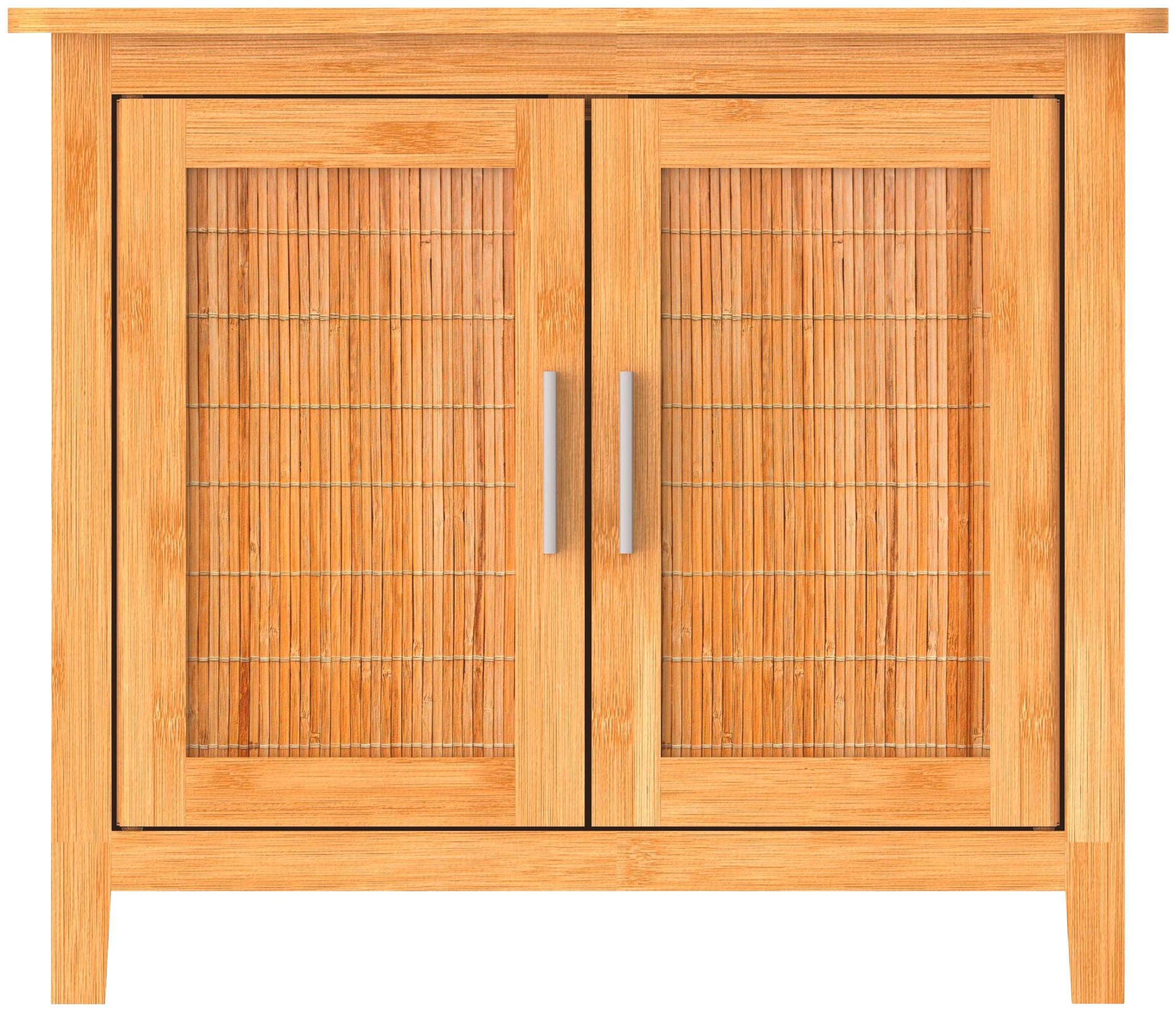 Image of Schütte Waschbeckenunterschrank »Bambus«, mit zwei Türen, Badmöbel mit Siphonausschnitt, Breite 67 cm, nachhaltiges Badmöbel Bambus bei Ackermann Versand Schweiz