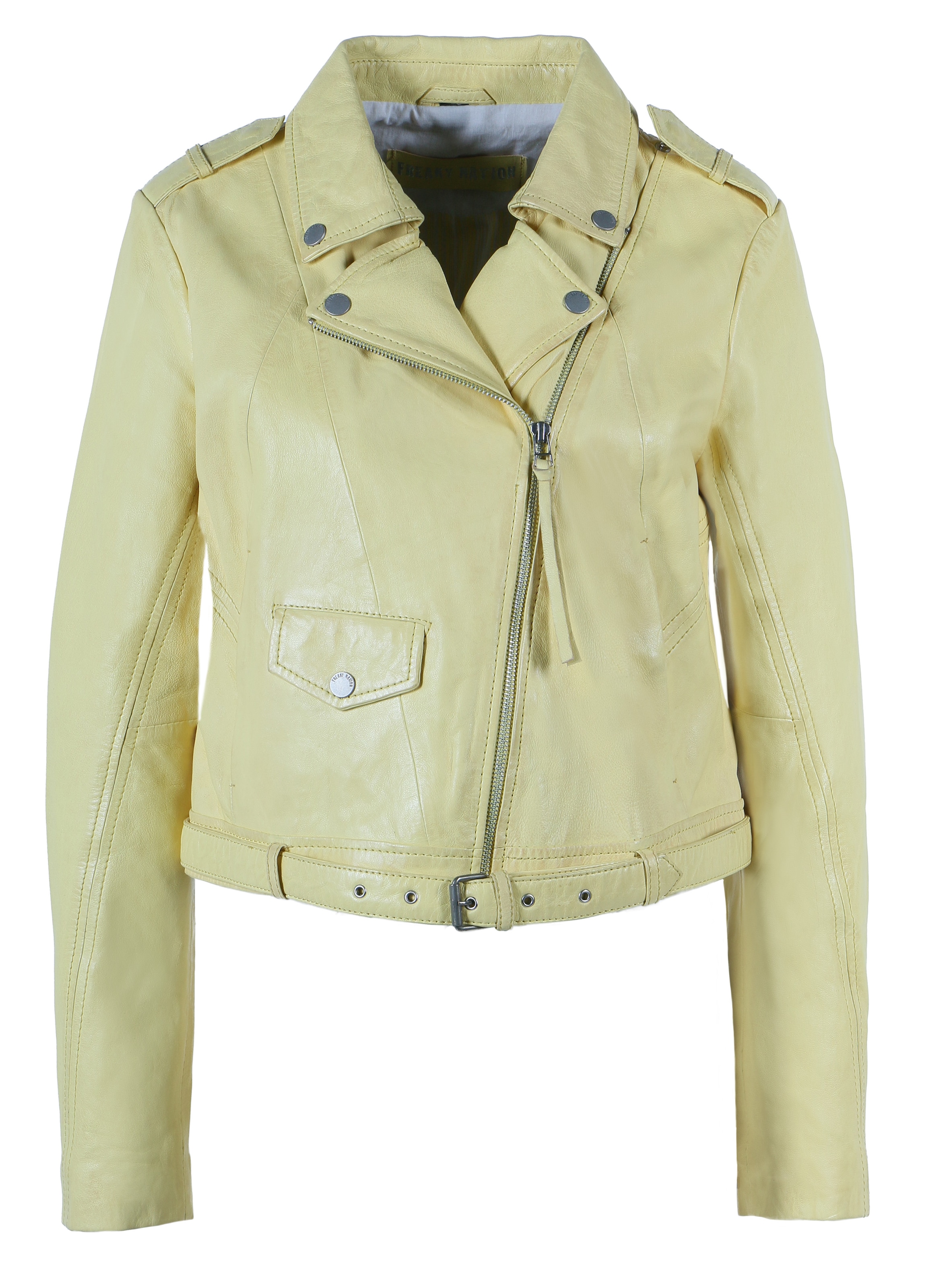 Image of Freaky Nation Lederjacke "Smooth Biker-FN"