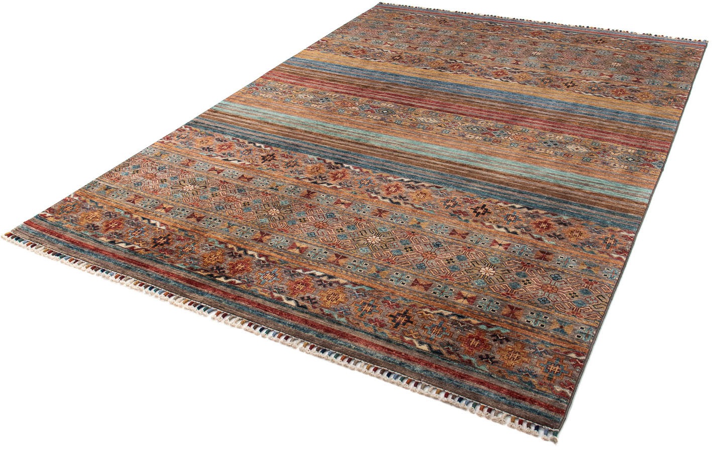 Image of morgenland Orientteppich »Ziegler - 238 x 166 cm - mehrfarbig«, rechteckig, 6 mm Höhe, Wohnzimmer, Handgeknüpft, Einzelstück mit Zertifikat bei Ackermann Versand Schweiz