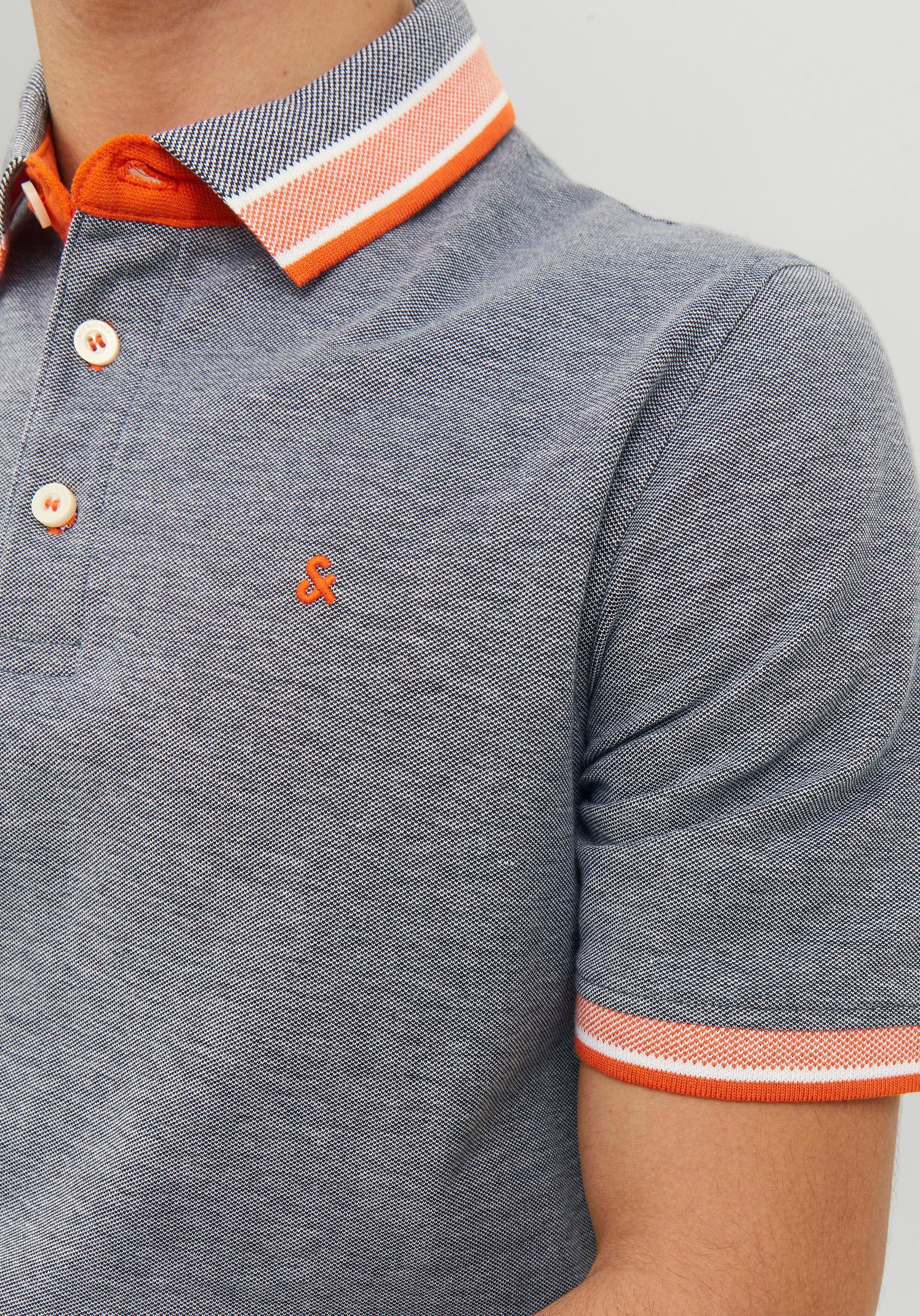 Jack & Jones Poloshirt »JJEPAULOS POLO SS NOOS«, mit Logo Stickerei