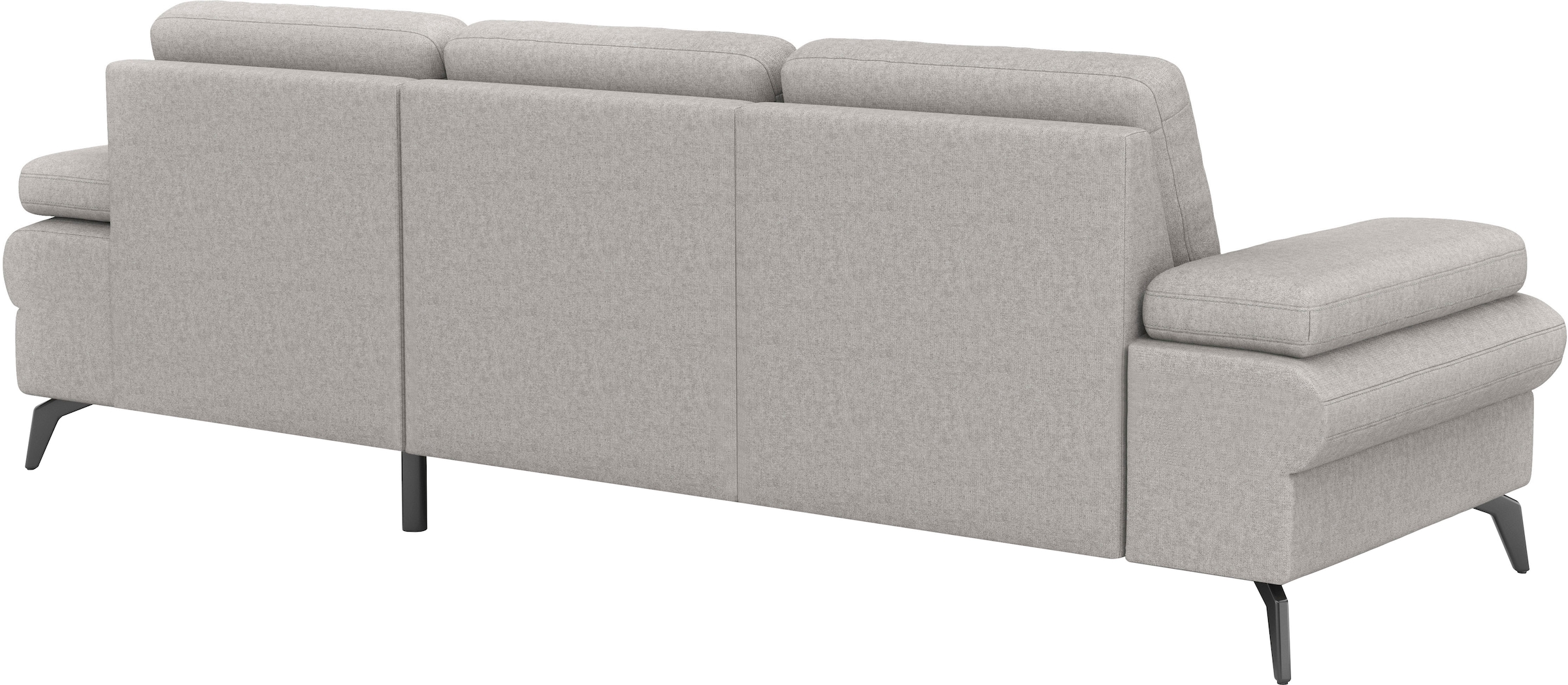 sit&more Ecksofa »Morris Jubi L-Form«, inkl. Armteilfunktion und 1 Zierkissen, wahlweise mit Bettfunktion