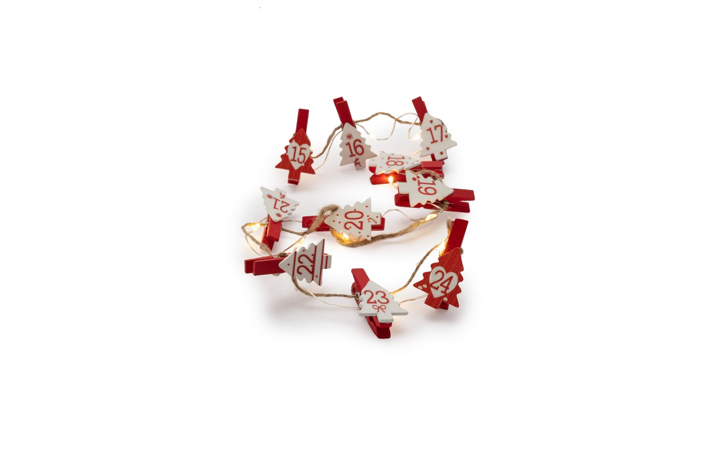 STT LED-Lichterkette »LED-Lichterkette Clips Christma«