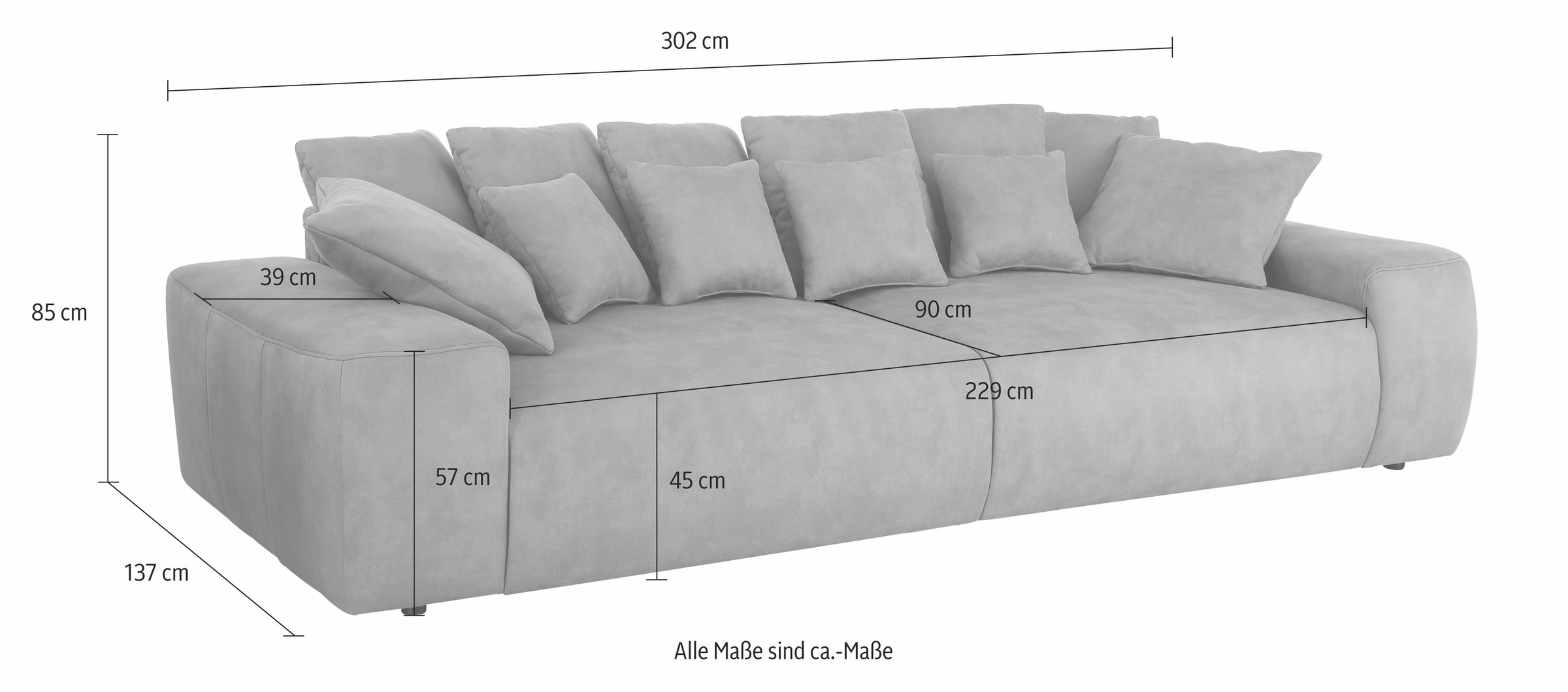 Home Affaire Big Sofa Gunstig Kaufen Ackermann Ch