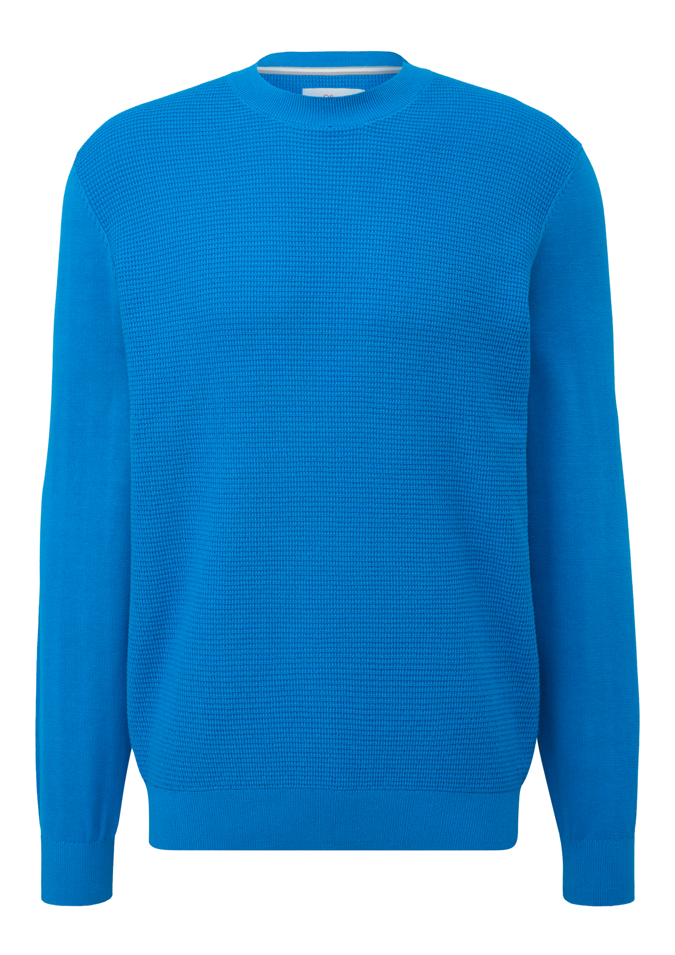 s.Oliver Strickpullover, Waffelpiqué-Muster