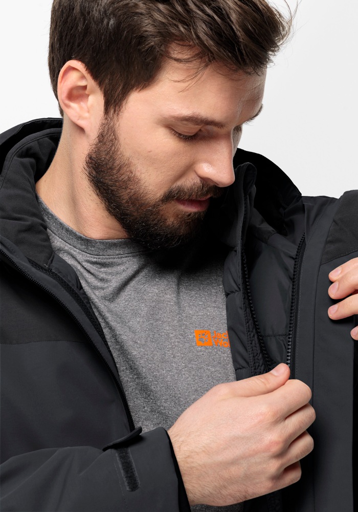 Jack Wolfskin 3-in-1-Funktionsjacke »GLAABACH 3IN1 JKT M«, mit Kapuze