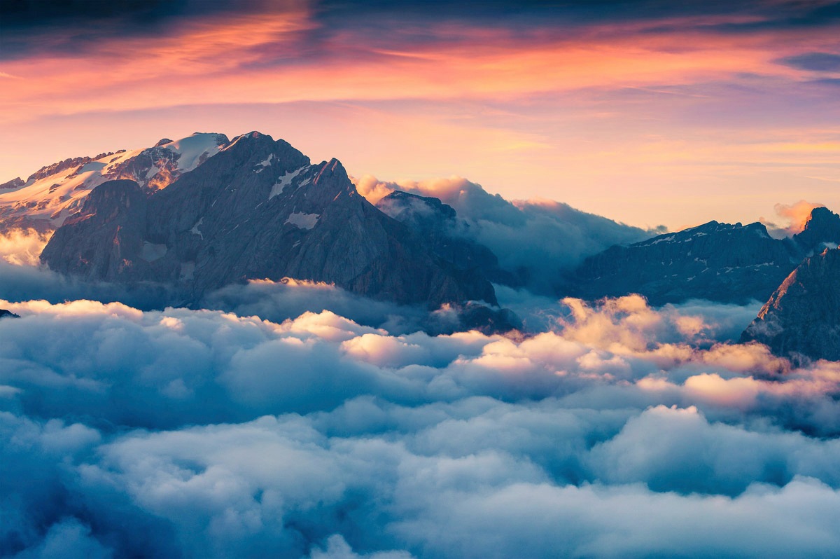 Image of Papermoon Fototapete »ALPEN-GEBIRGE LANDSCHAFT XXL«, Vliestapete, hochwertiger Digitaldruck, inklusive Kleister bei Ackermann Versand Schweiz