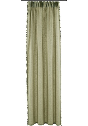 COUCH♥ Vorhang »Mit Anhang«, (1 St.), COUCH Lieblingsstücke mit Pompoms, blickdicht,... kaufen