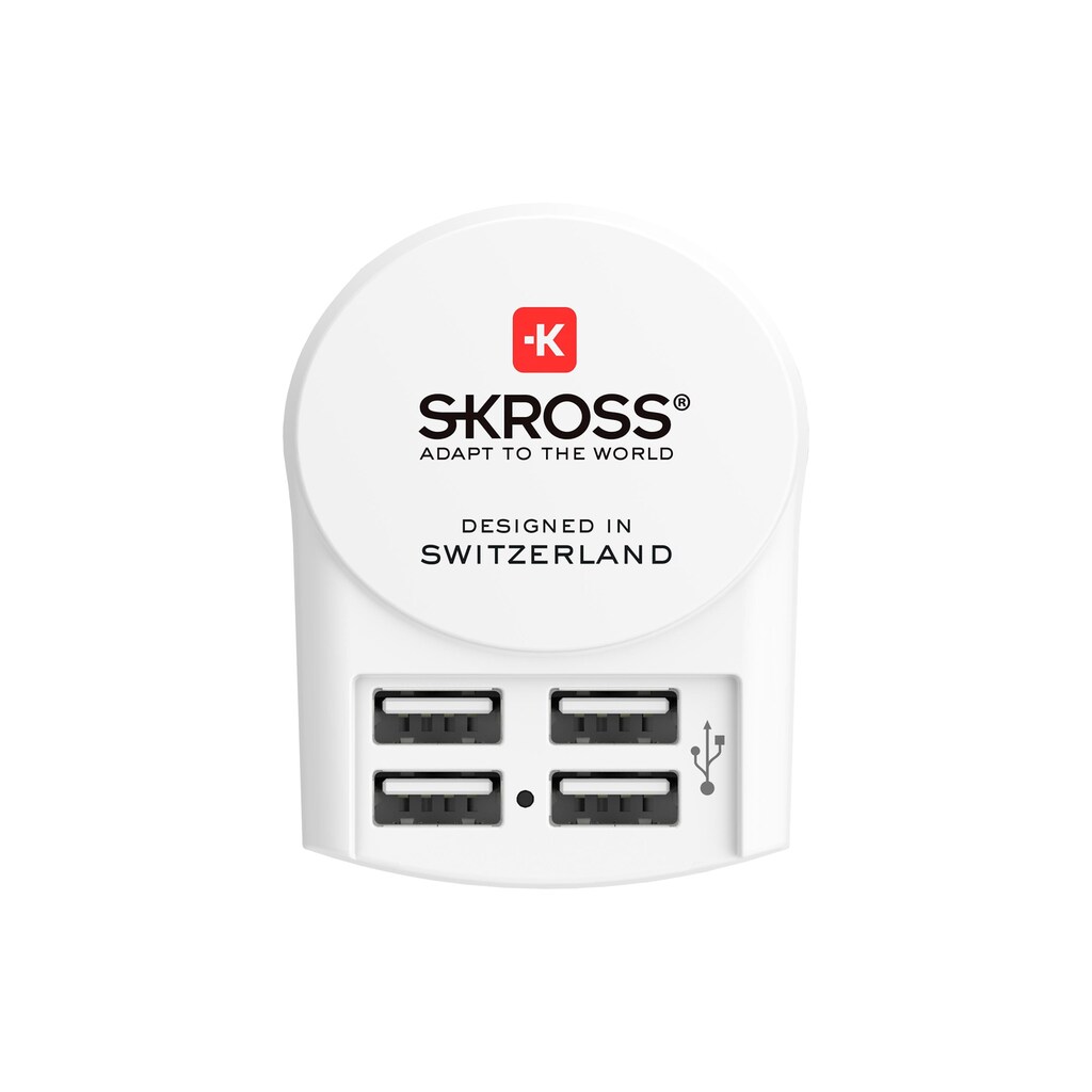 SKROSS Reiseadapter »PRO+ 4x USB«
