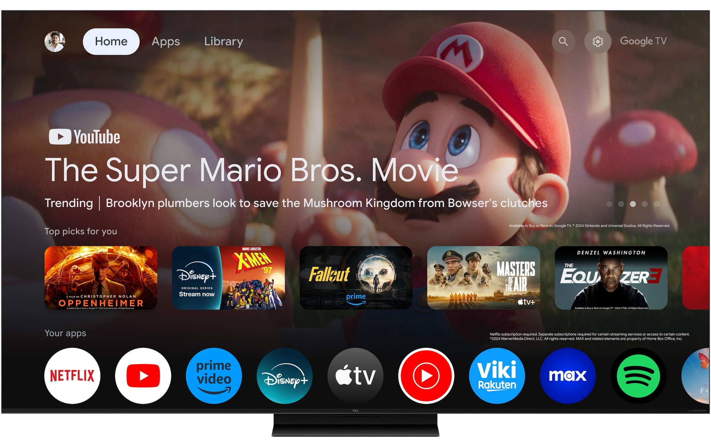   Téléviseur QLED »65C7K« 165 cm/65 ″