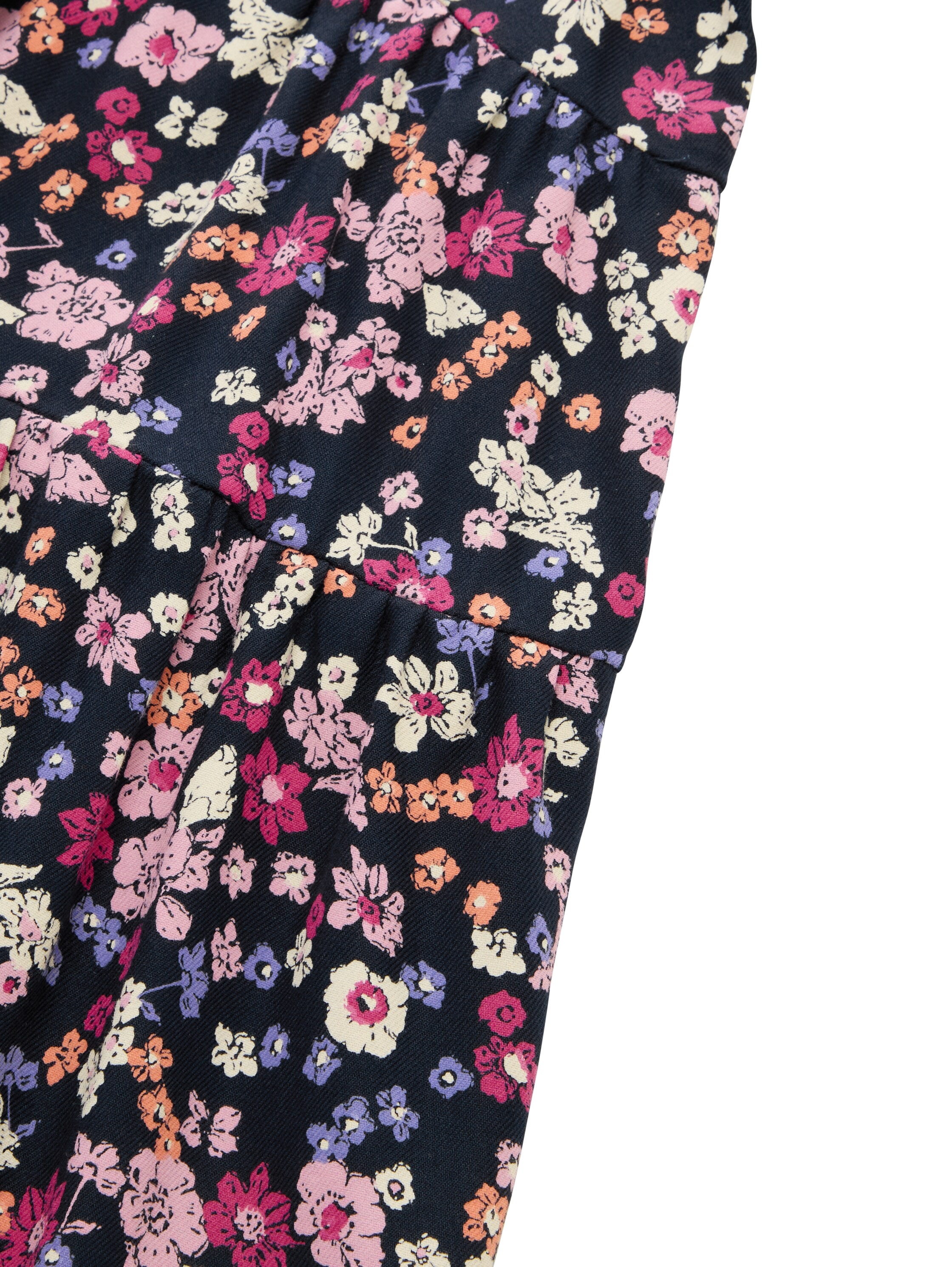 TOM TAILOR Robe midi Sans poches mit floralen Allover-Muster