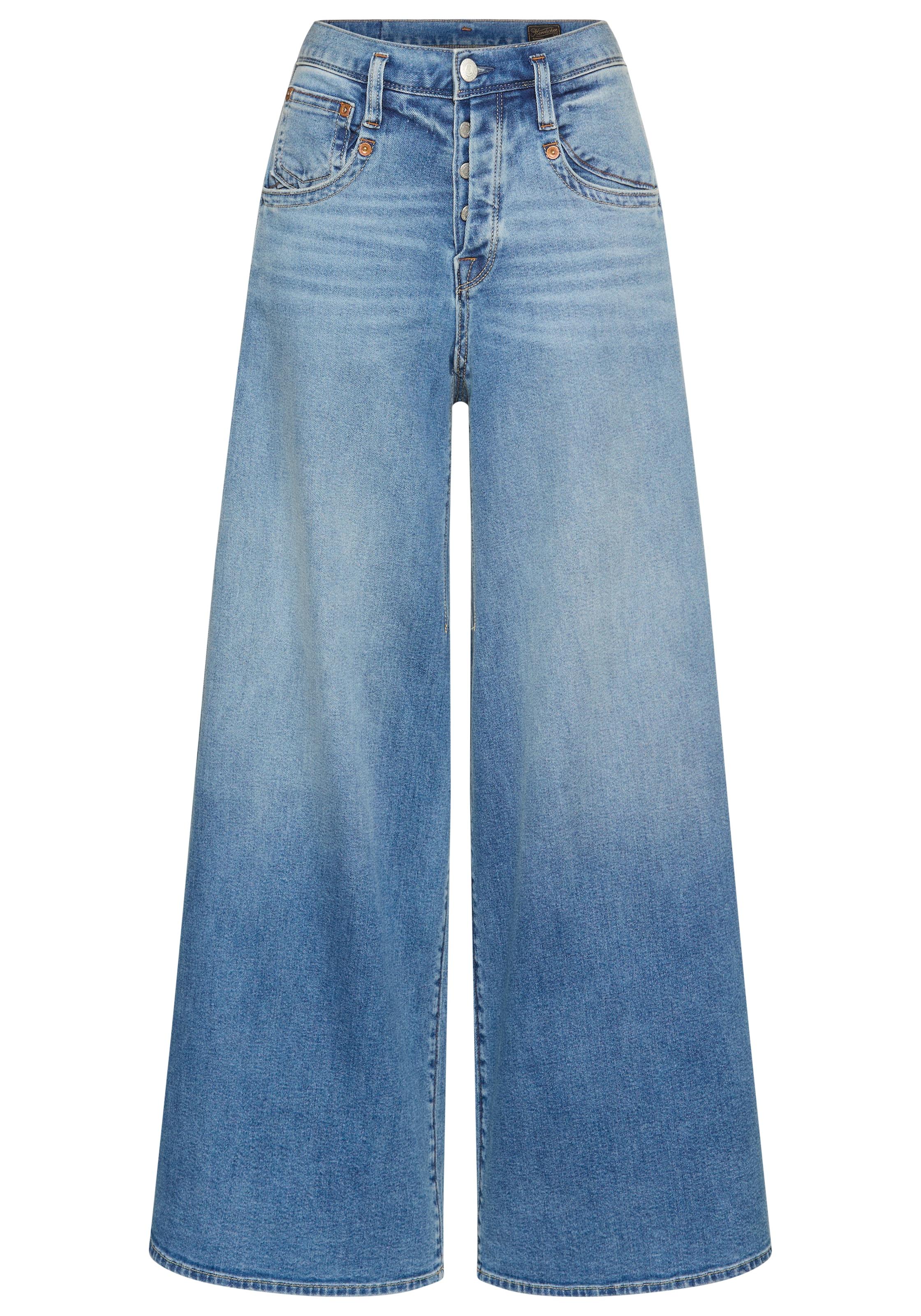 Herrlicher High-waist-Jeans »Shyra Palazzo Denim Comfort«, Wide Fit, extra viel Beinweite