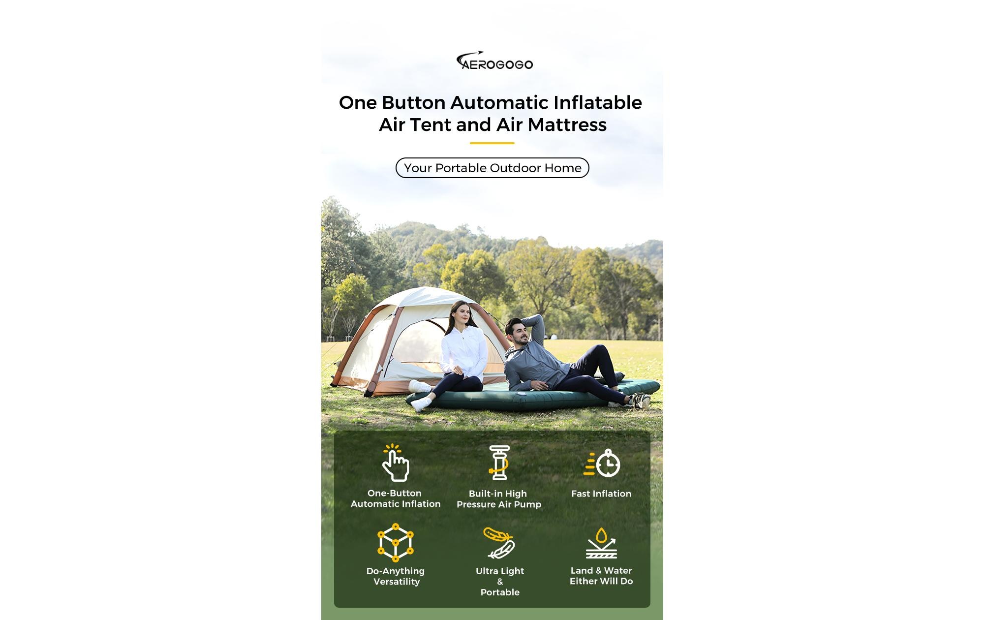 Luftmatratze »Aerogogo GM2 70 x 200 cm«