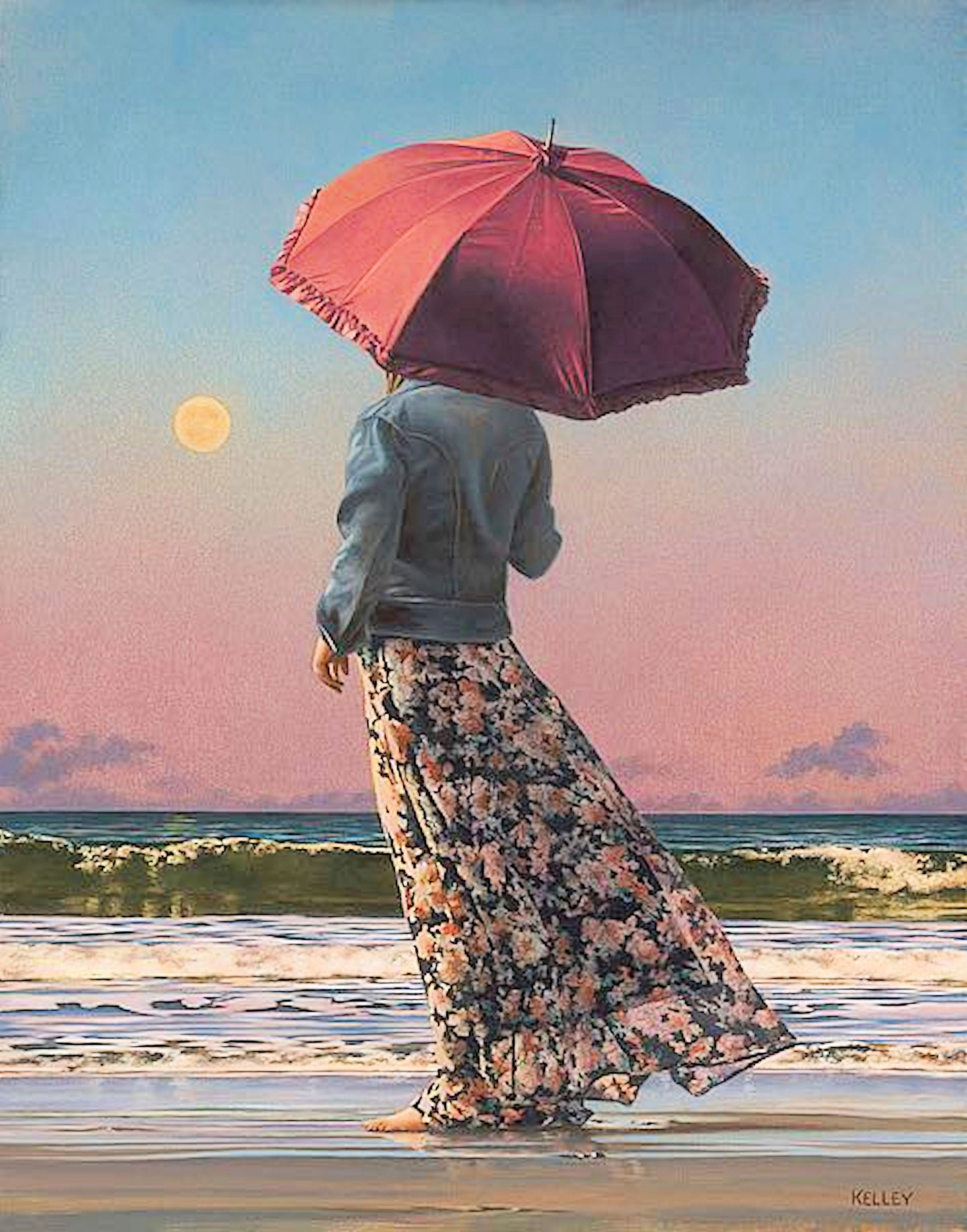 Image of my home Leinwandbild »KELLEY / Mondschein Romanze«, (1 St.) bei Ackermann Versand Schweiz