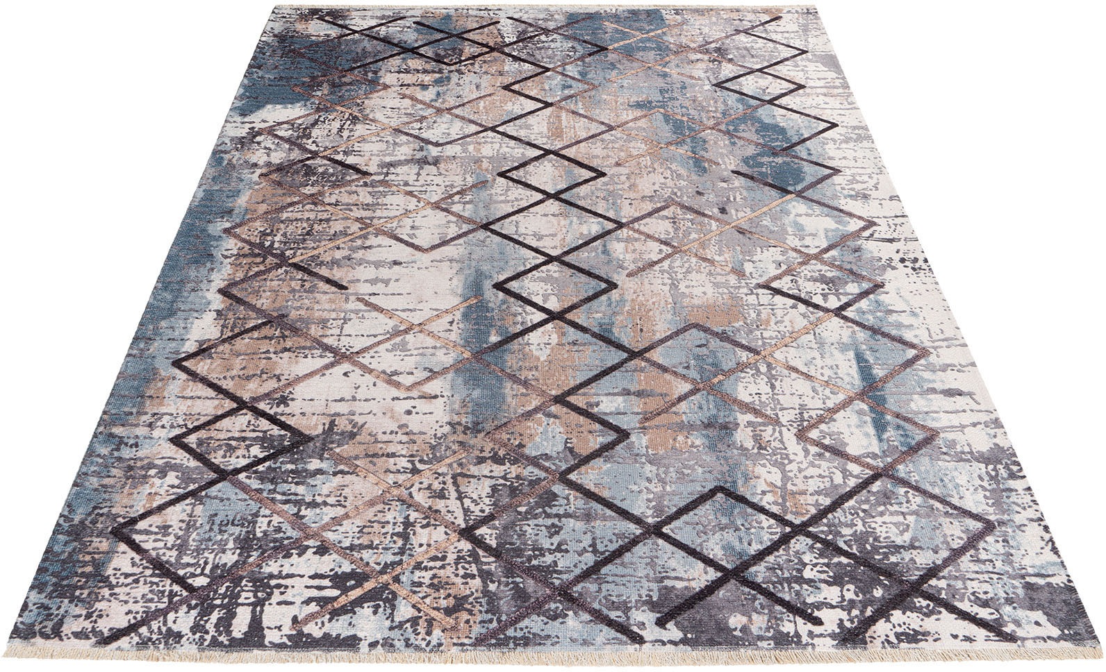 Image of Obsession Teppich »My Valencia 360«, rechteckig, 6 mm Höhe, recycelte Materialien, modernes Design, mit Fransen, waschbar, In- und Outdoor geeignet, Wohnzimmer bei Ackermann Versand Schweiz