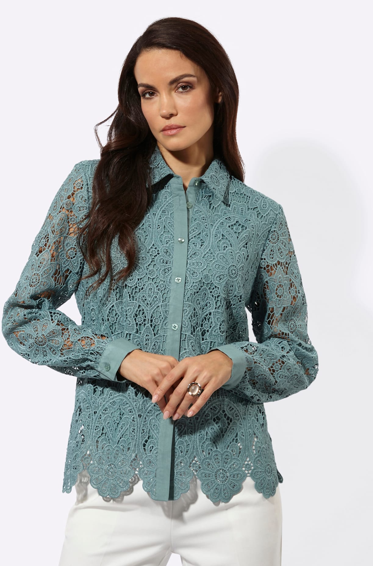 Image of Lady Spitzenbluse