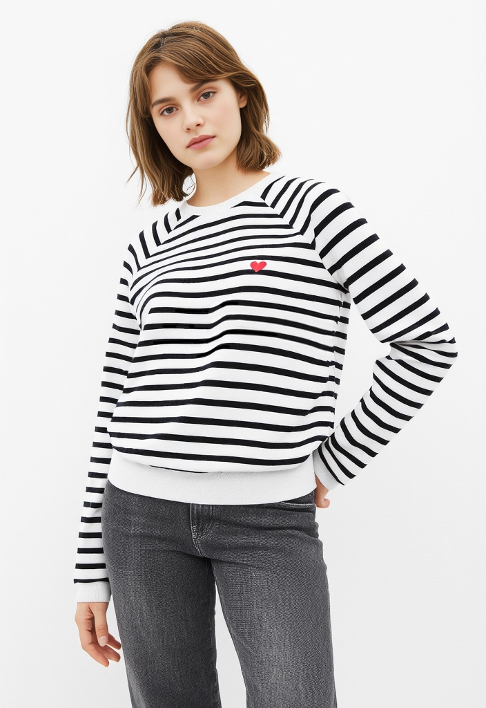 Image of pieces Sweatshirt "PCGRETA LS EMB UB SWEAT FC"