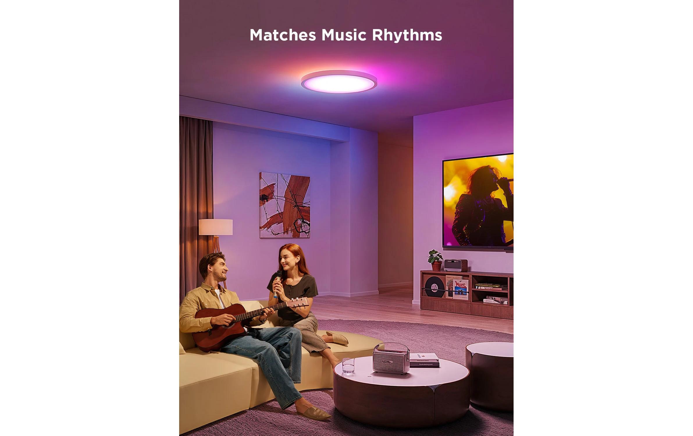 Govee Lampe LED intelligente »30 cm, 24 W, 2400 lm, RGBWW + RGBIC«