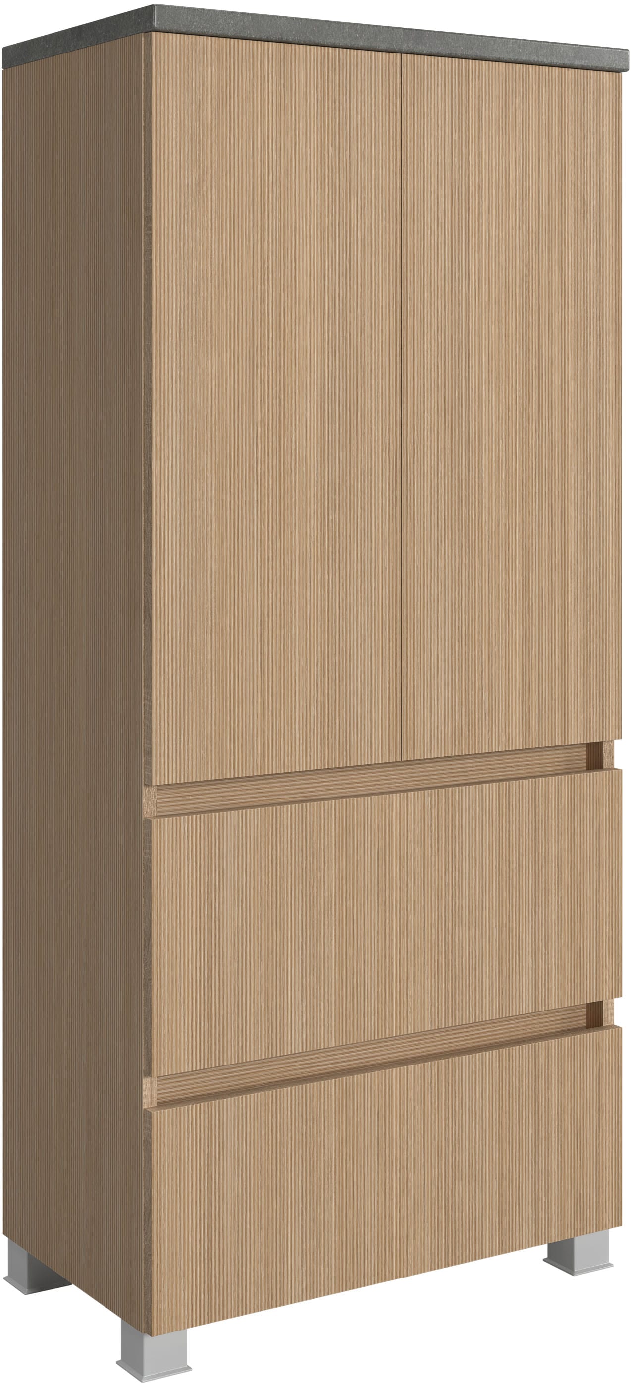 Image of welltime Midischrank "EIXO, 2 Türen, 2 verstellbare Einlegeböden, 2 Softclose-Auszüge"