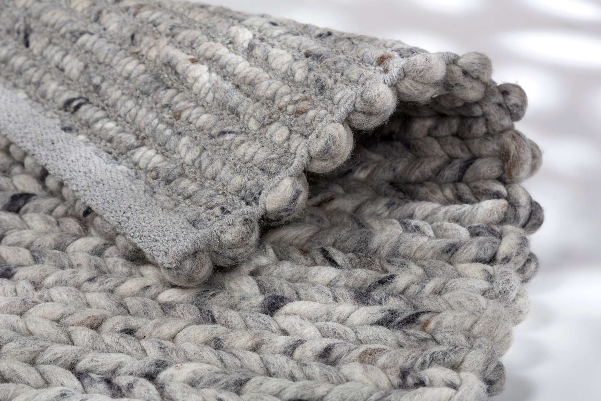 SCHÖNER WOHNEN-Kollektion Teppich »Enisa 6027« rechteckig 15 mm Höhe Struktur, Wolle, handweb, Wohnzimmer, Schöner Wohnen Kollektion