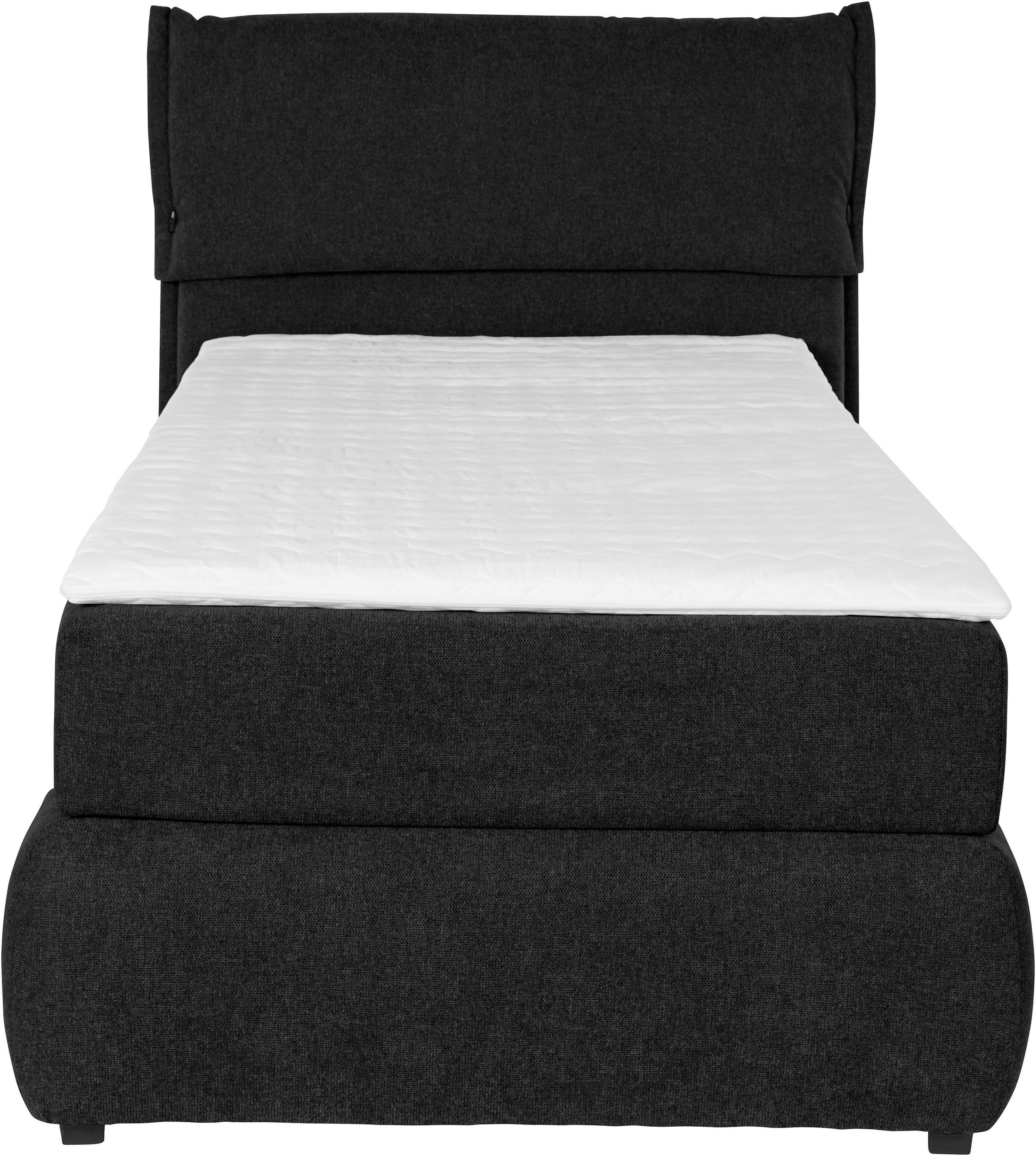 GOODproduct Lit boxspring »Jenson« en 4 couleurs, 4 largeurs, 3 types de matelas en 2 degrés de fermeté, surmatelas