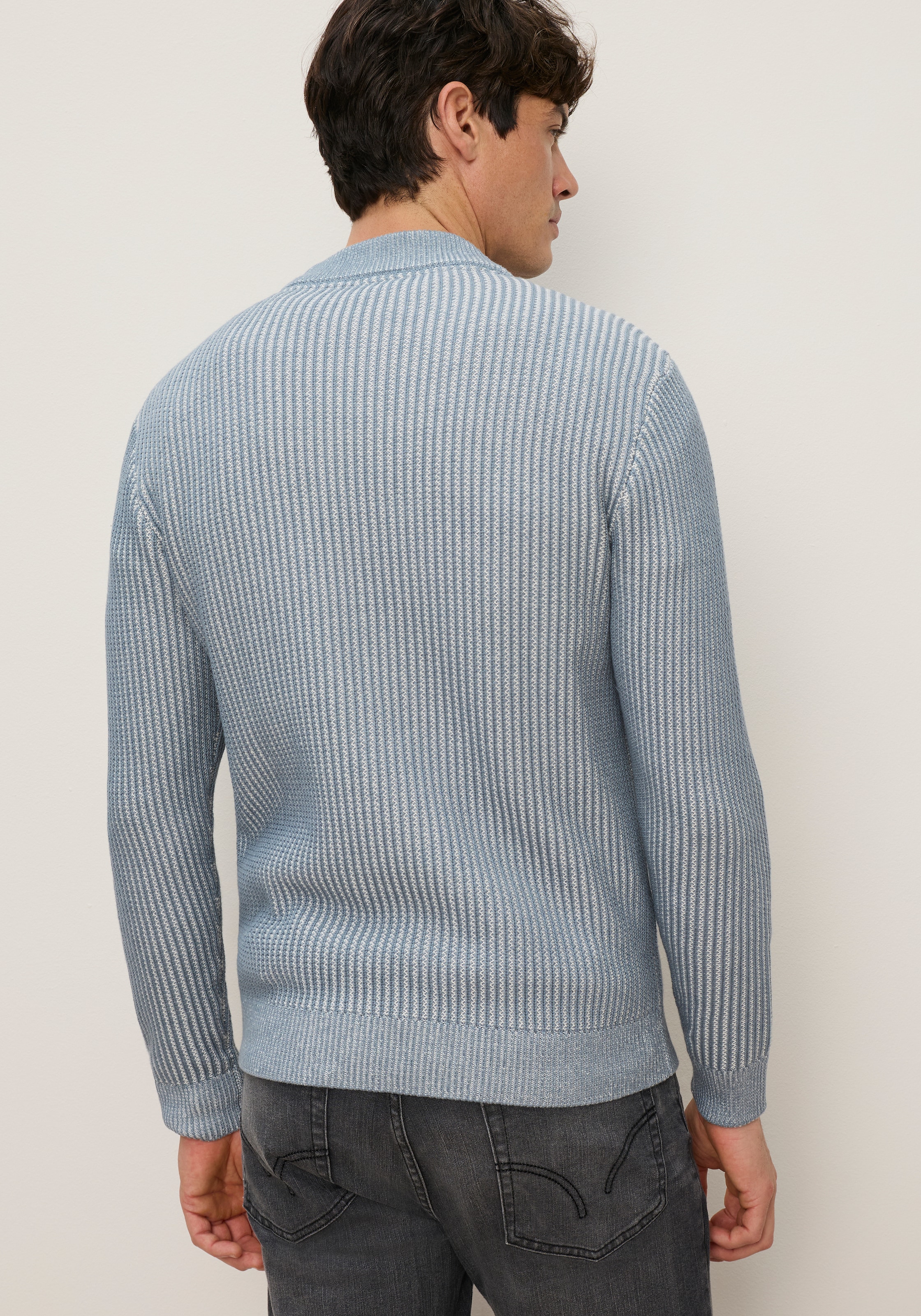 Man's World Pull à col montant »Neue Kollektion! Highlight 2-farbiger Struktureffekt« maille, avec bord-côte au col, coupe régulière
