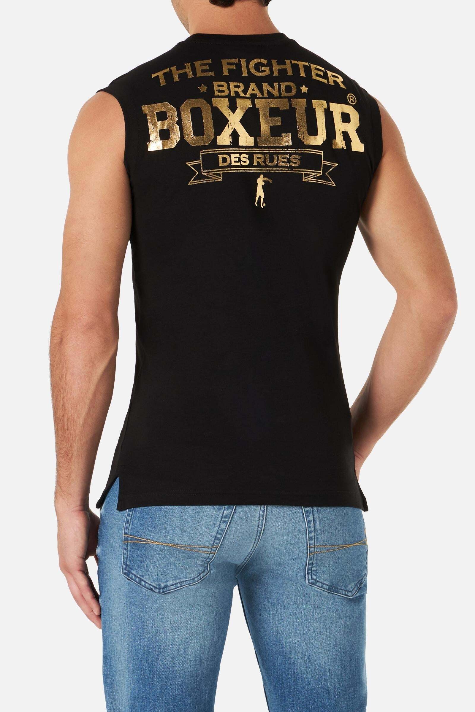 BOXEUR DES RUES Kurzarmshirt »BOXEUR DES RUES Top Basic Printed Tank«