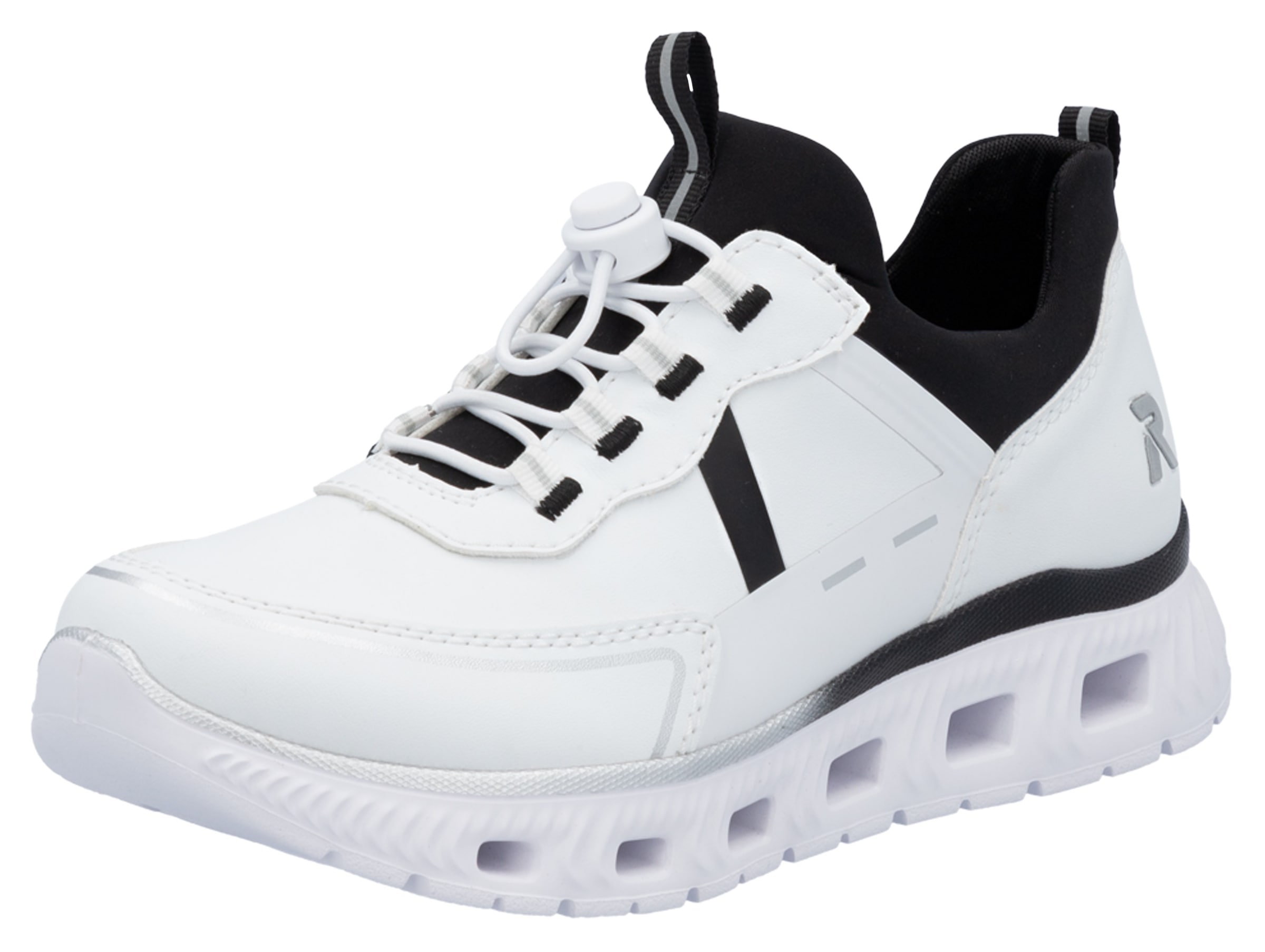Image of Rieker Slip-On Sneaker "Edina" Chunky Slipper, Freizeitschuh in veganer Verarbeitung