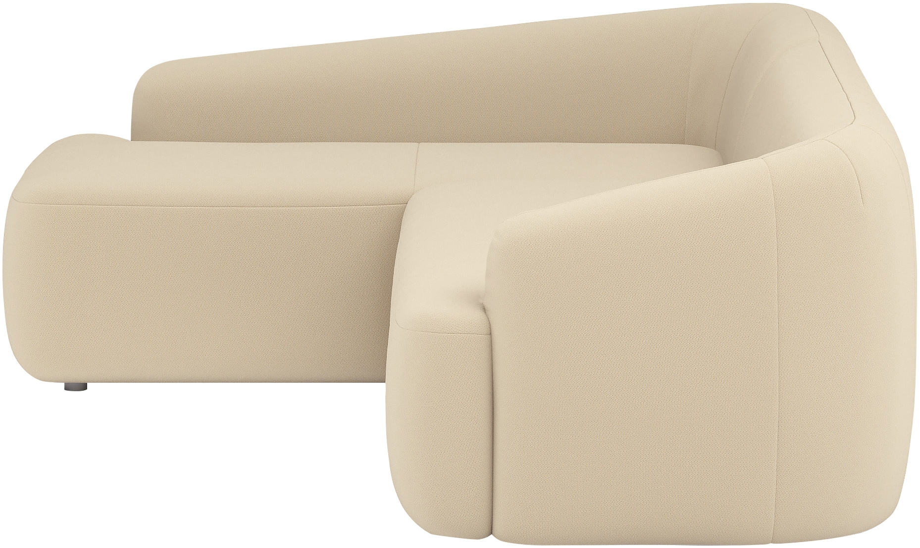 INOSIGN Ecksofa »Nergal, Einzelsofa oder L-Form«, Modernes Design, schlichte Optik, stilvoller Blickfang im Wohnzimmer