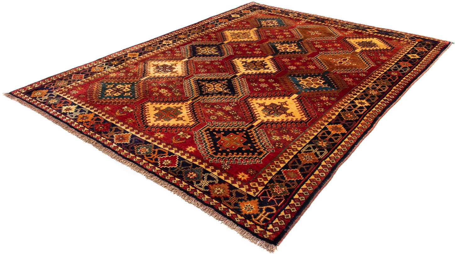 Image of morgenland Orientteppich »Perser - Nomadic - 282 x 200 cm - dunkelrot«, rechteckig, 10 mm Höhe, Wohnzimmer, Handgeknüpft, Einzelstück mit Zertifikat bei Ackermann Versand Schweiz