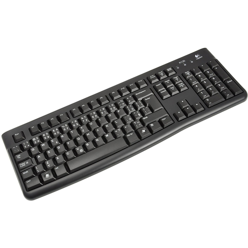 Logitech PC-Tastatur »K120 Business CZ-Layout«, (Ziffernblock)