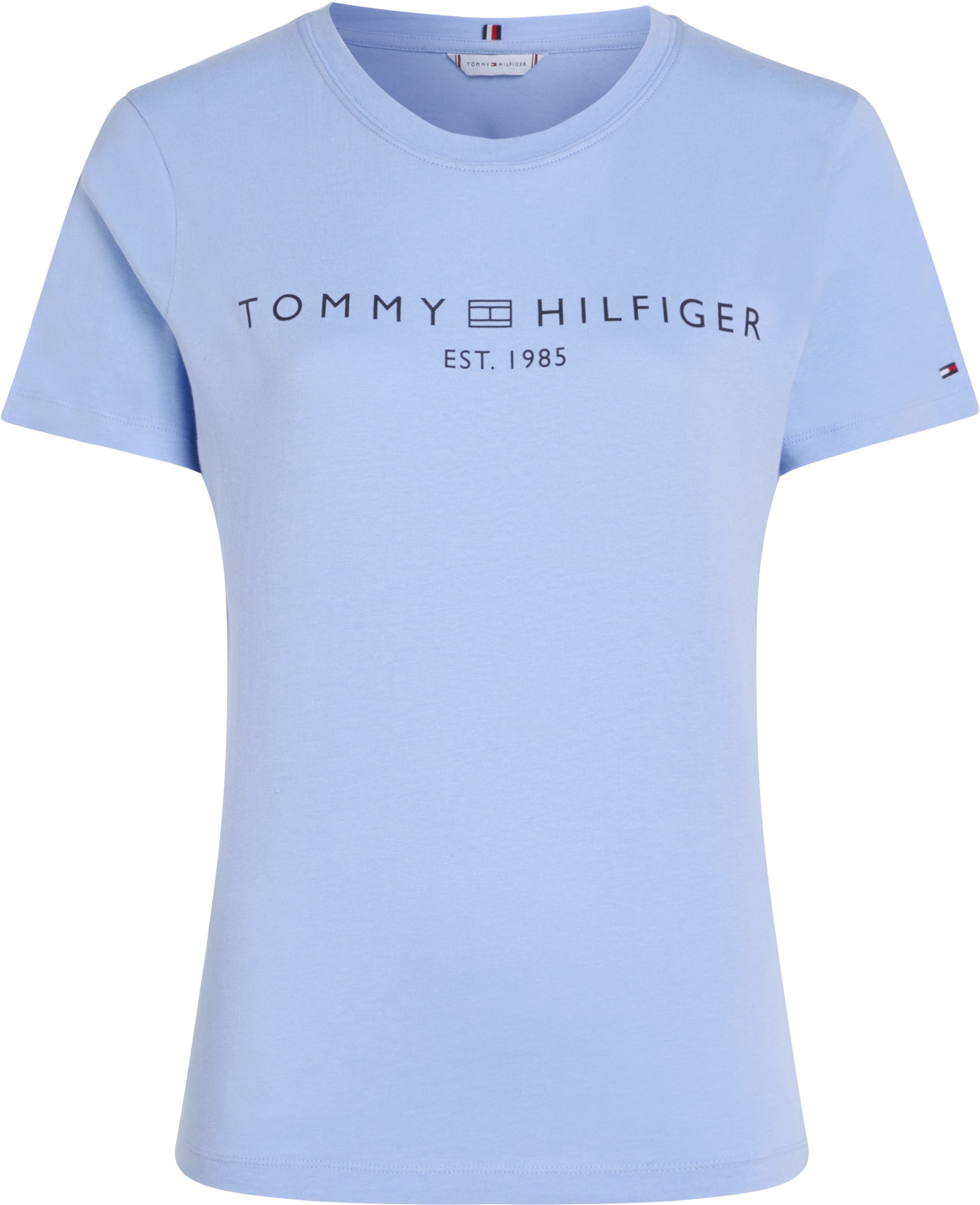 Tommy Hilfiger T-Shirt »REG CORP LOGO C-NK SS«, mit Logoschriftzug