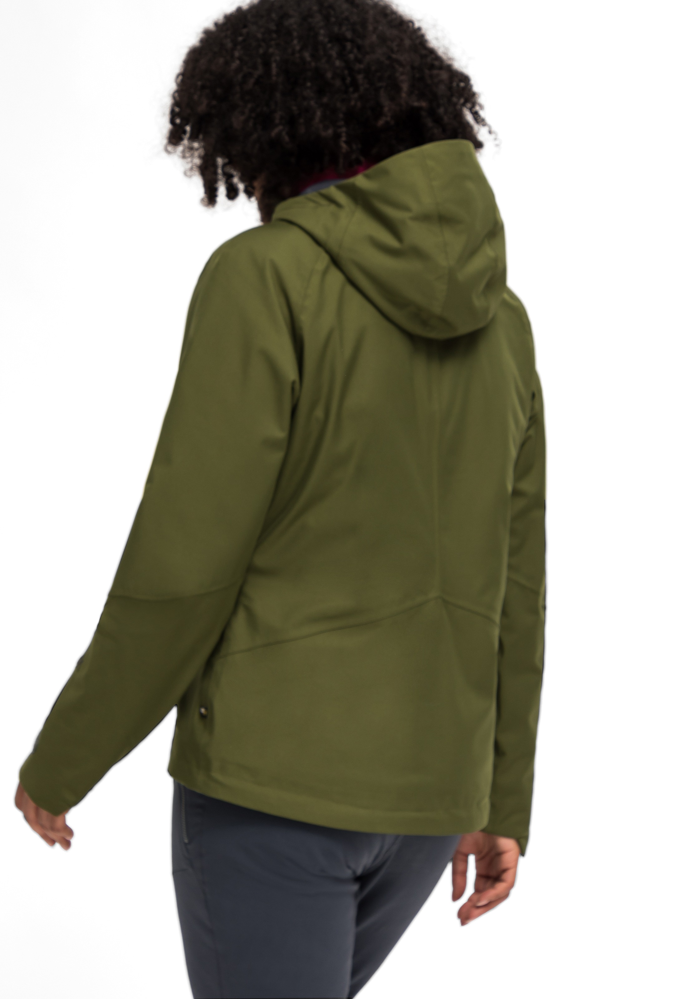 Maier Sports Outdoorjacke »Solo Tipo W«, Damen Wanderjacke, atmungsaktiv und wasserdicht, Regenjacke mit Kapuze
