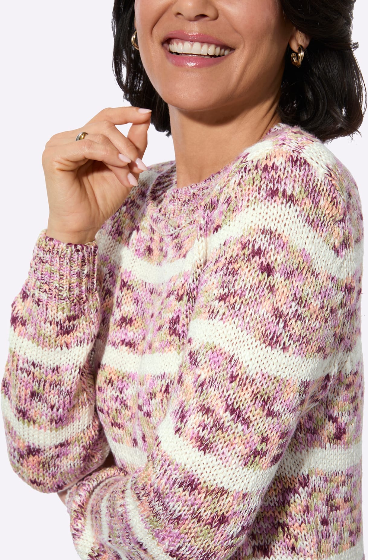 Casual Looks Rundhalspullover »Rundhals-Pullover«