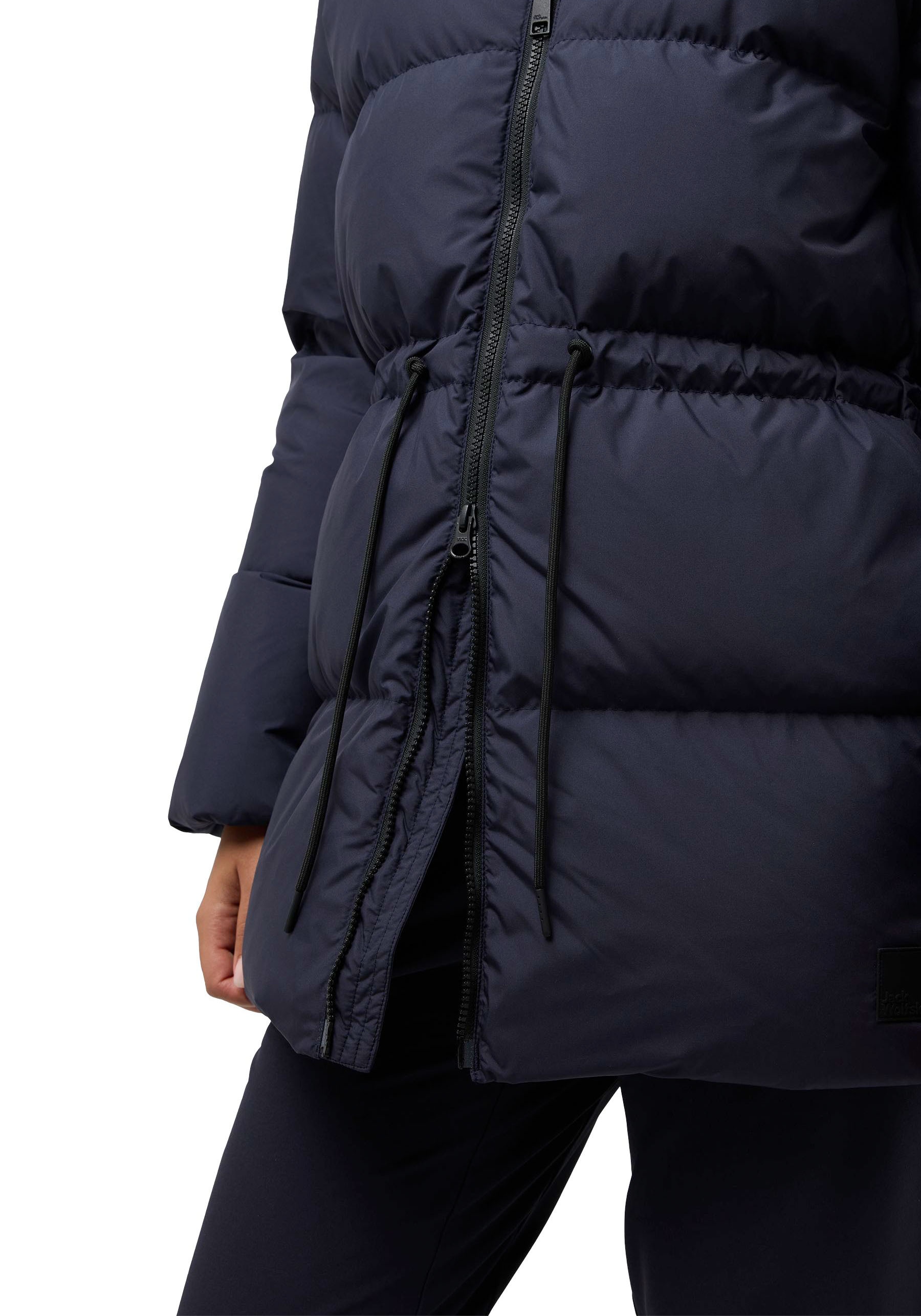 Jack Wolfskin Daunenjacke »KIRSCHALLEE«, mit Kapuze