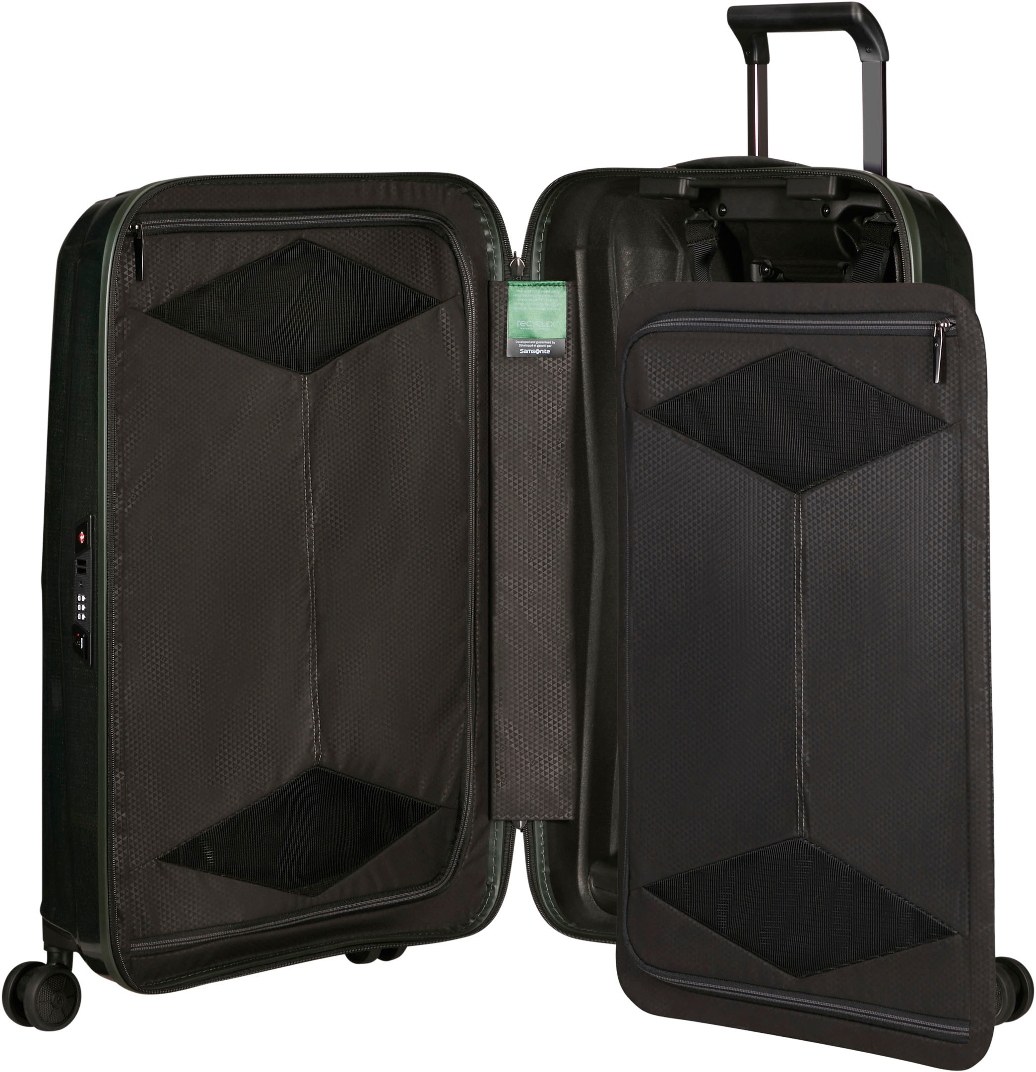Samsonite Hartschalen-Trolley »MAJOR-LITE, verschiedene Grössen und Farben«, 4 Rollen, Reisekoffer Volumenerweiterung bei S Reisegepäck Made in Europe