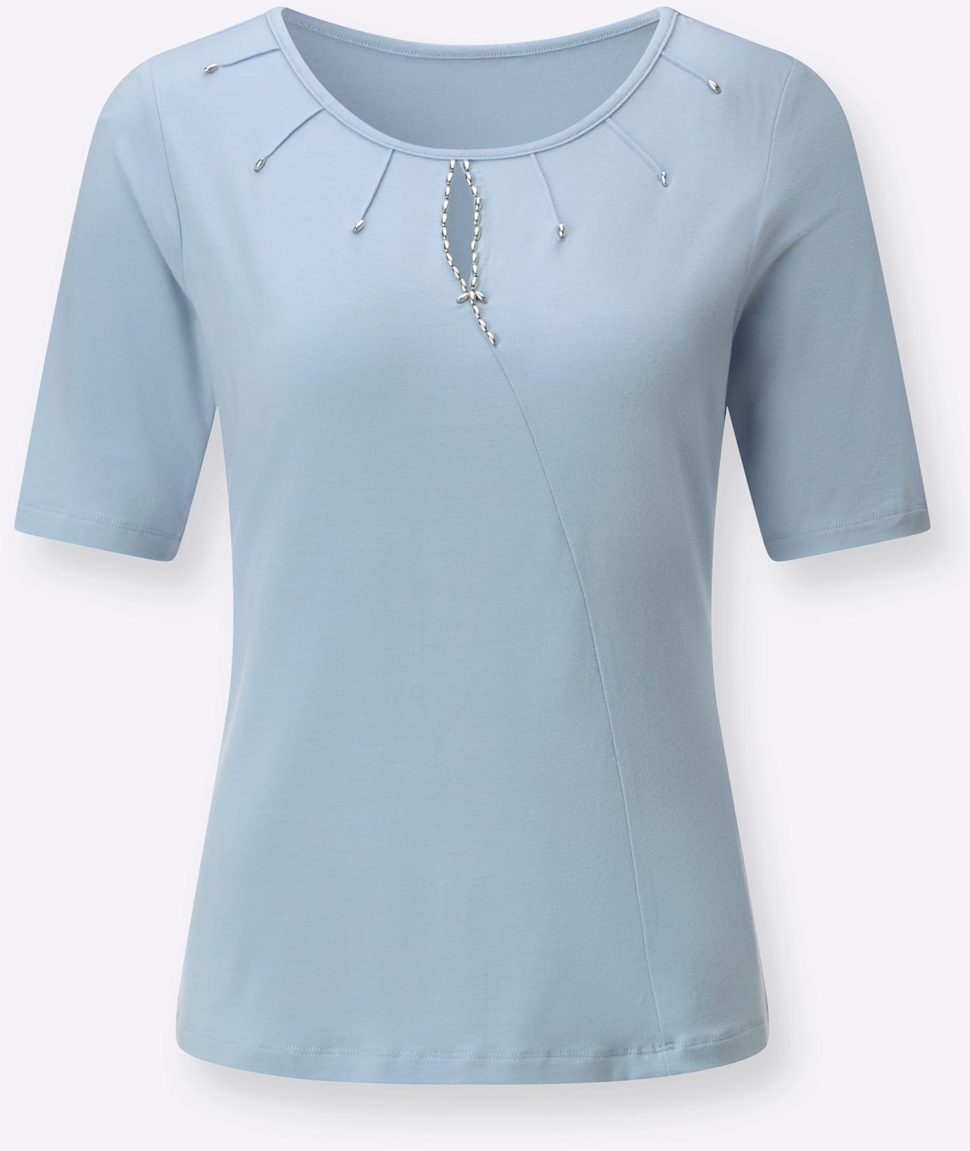 creation L Kurzarmshirt »Lyocell-Shirt« 1 tlg.