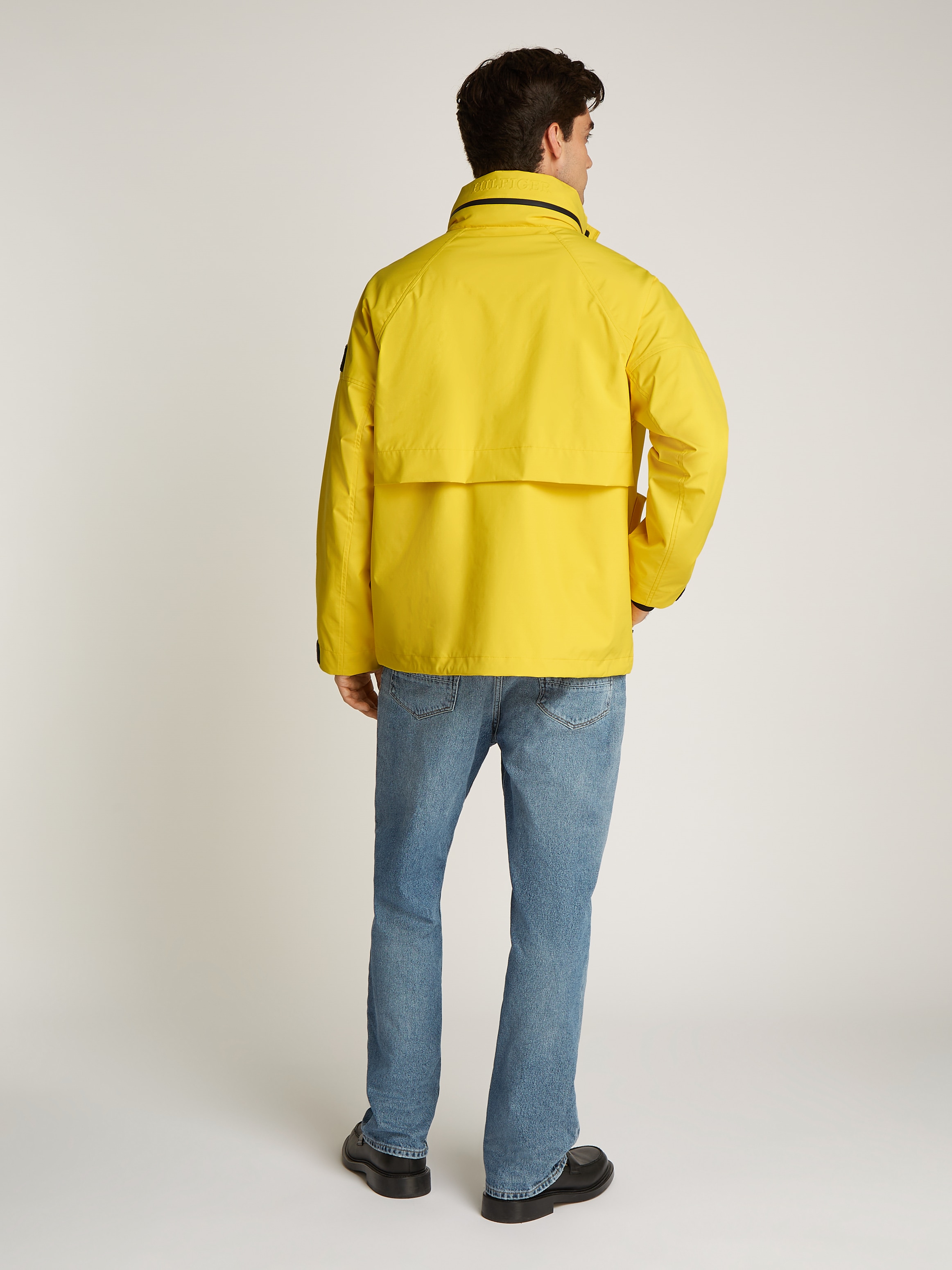 Tommy Hilfiger Outdoorjacke »REGATTA MID LENGTH JACKET«, mit Kapuze, verstaubare Kapuze mit Reissverschlussfach