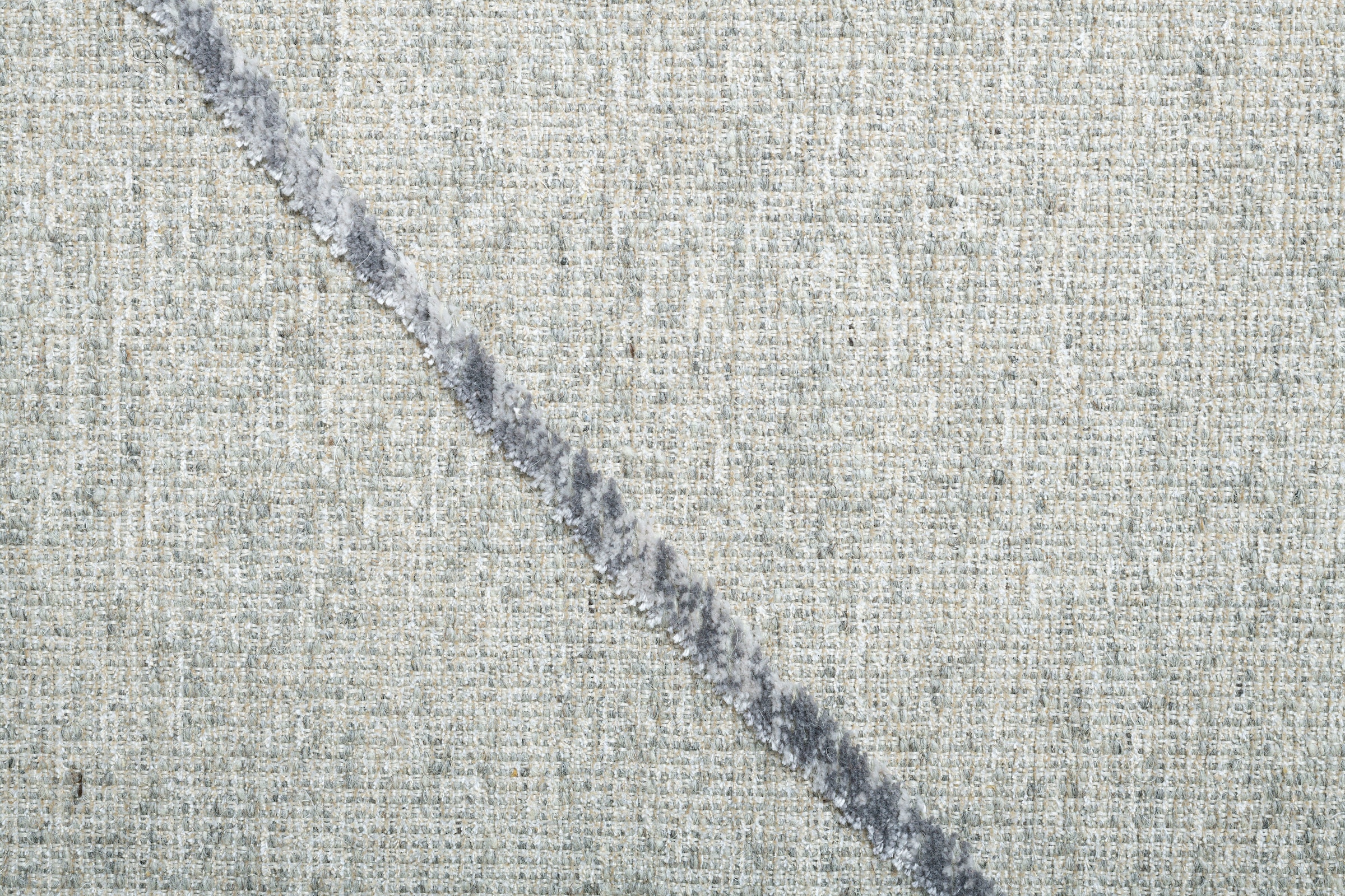 Sansibar Teppich »Braderup«, rechteckig, 2 mm Höhe, Flachgewebe, modernes Scandi Design, Motiv Rauten, mit Fransen