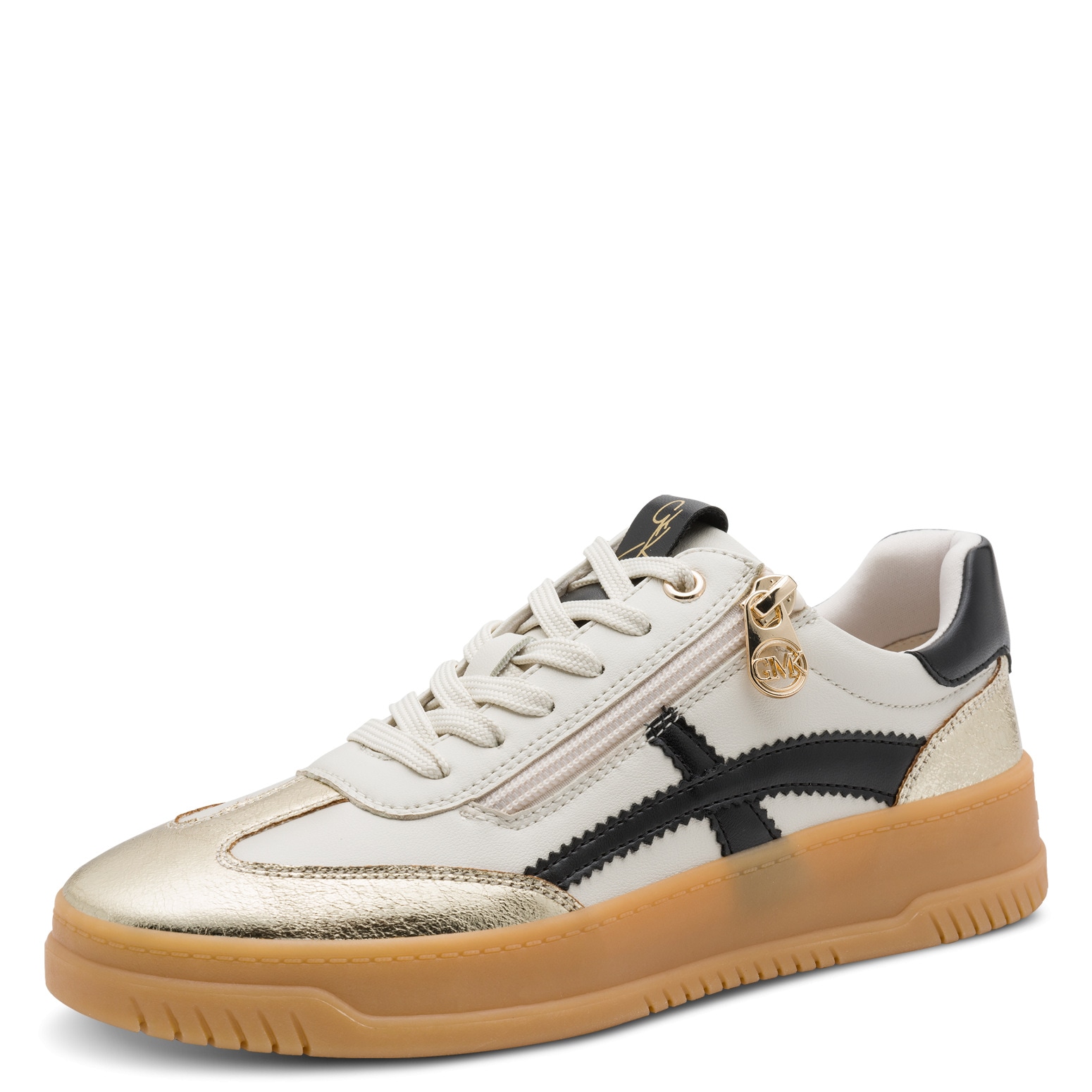 Image of MARCO TOZZI by GMK Plateausneaker Freizeitschuh, Halbschuh, Schnürschuh mit Kontrastbesätzen