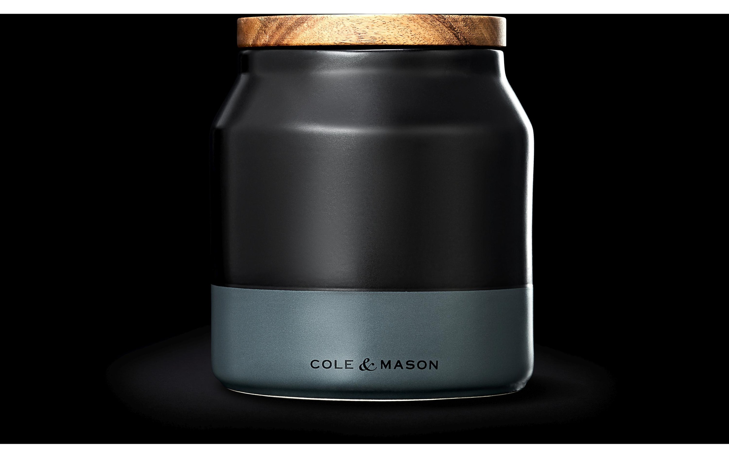 Cole & Mason Vorratsdose »Hinxton 86 l Schwarz«, (1 tlg.), Holzart: Akazie (China)