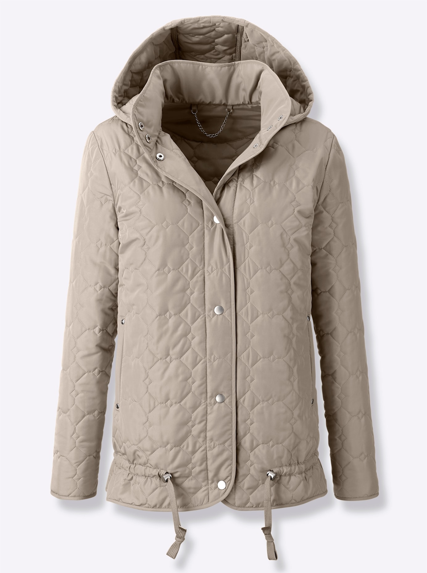 Inspirationen Steppjacke mit Kapuze