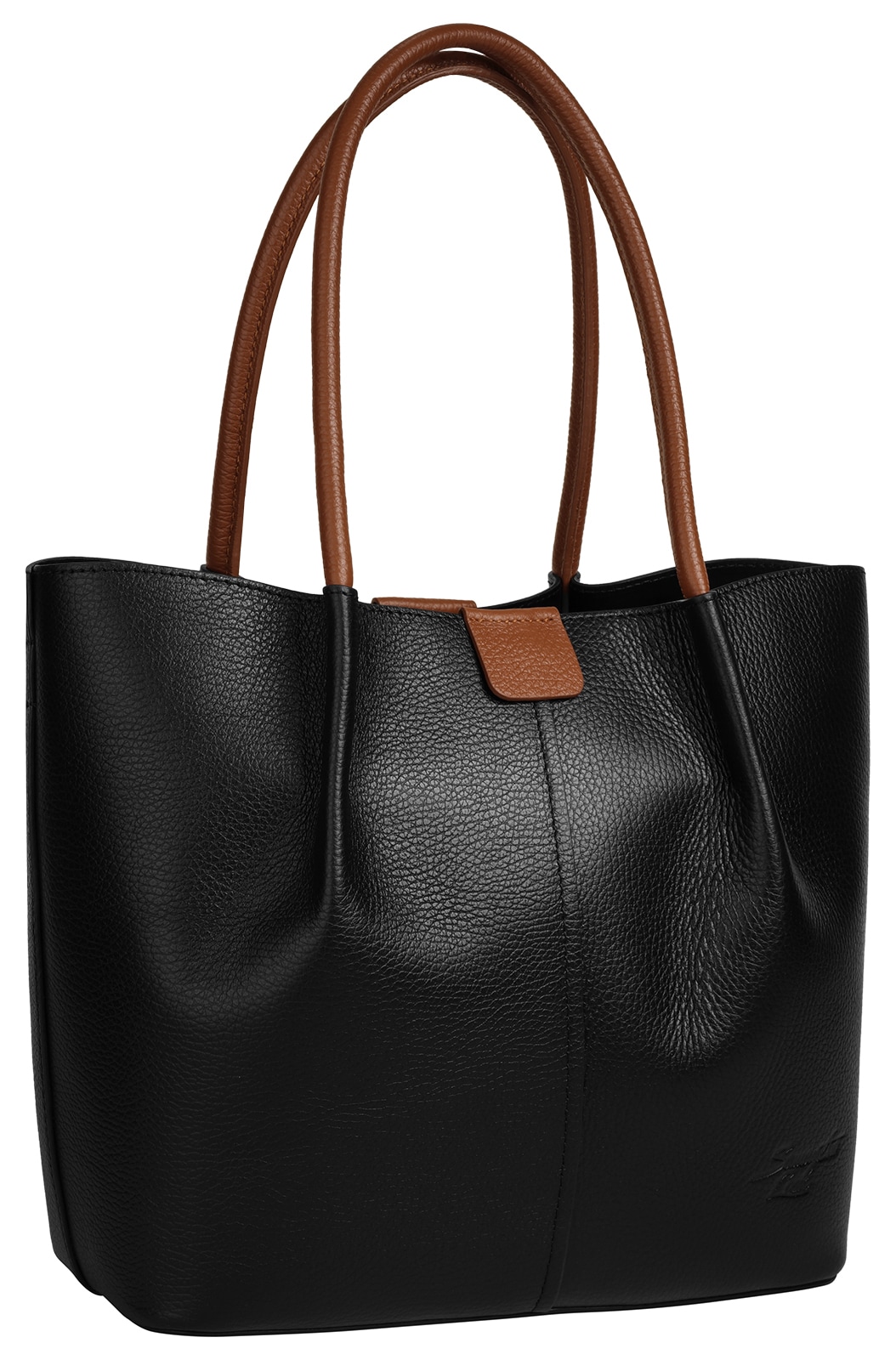 Samantha Look Sac à bandoulière Cuir véritable, fabriqué en Italie