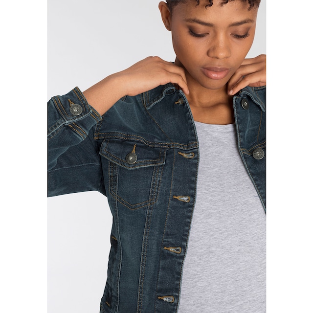 Arizona Jeansjacke, aus elastischem Denim im klassischem Stil  versandkostenfrei auf