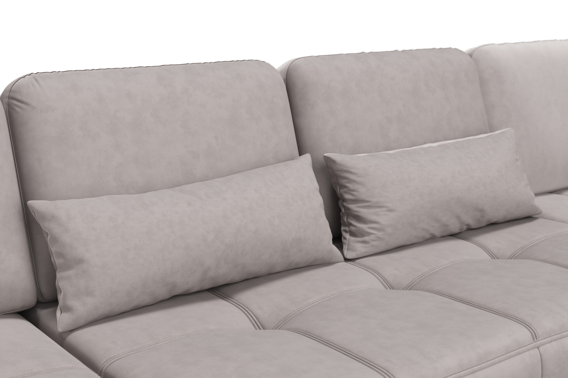 sit&more Wohnlandschaft »Bendigo U-Form«, inklusive Sitztiefenverstellung, Bodenfreiheit 12 cm, in 2 Fussfarben