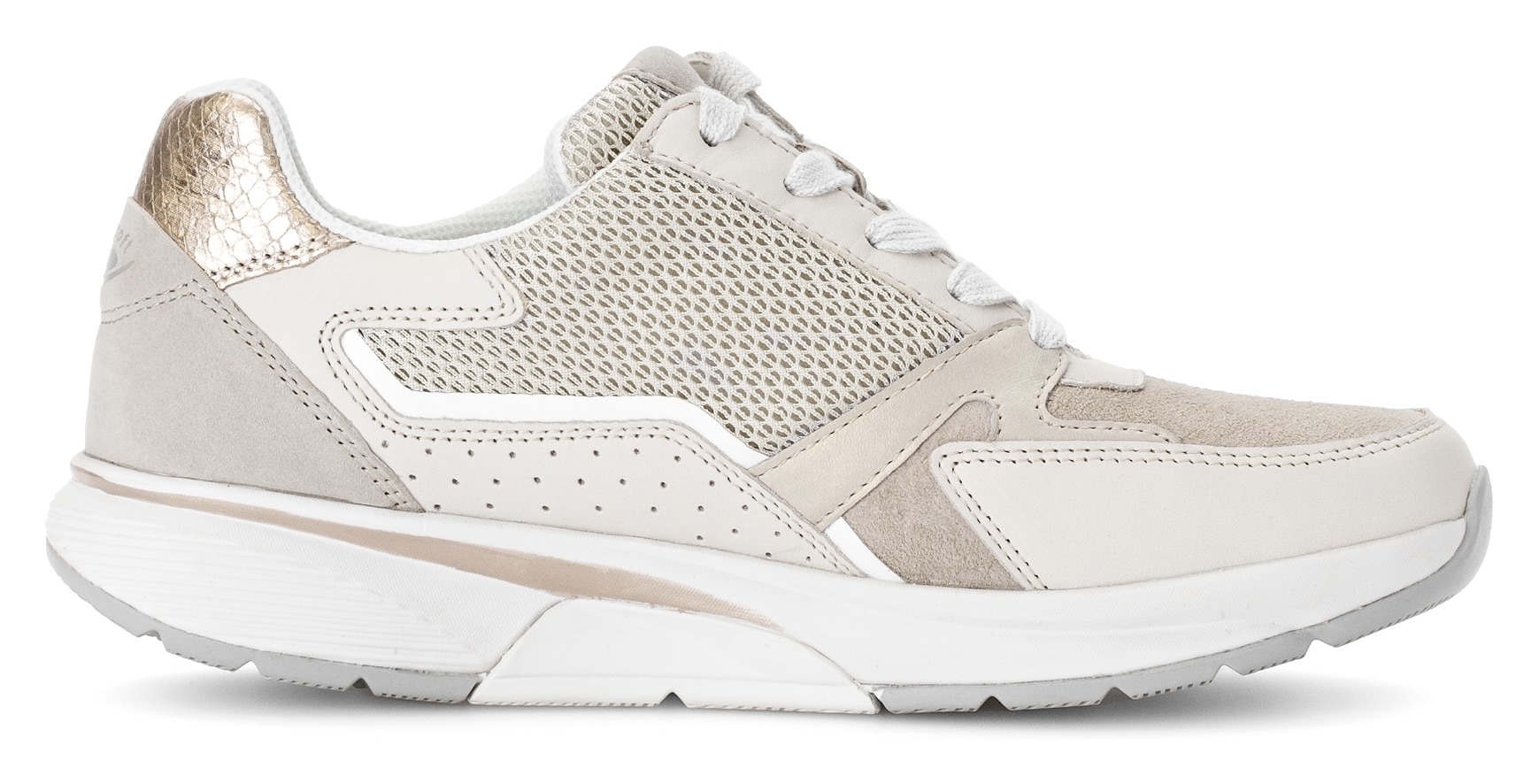 Gabor Rollingsoft Keilsneaker, mit OPTIFIT-Wechselfussbett, Freizeitschuh, Halbschuh, Schnürschuh