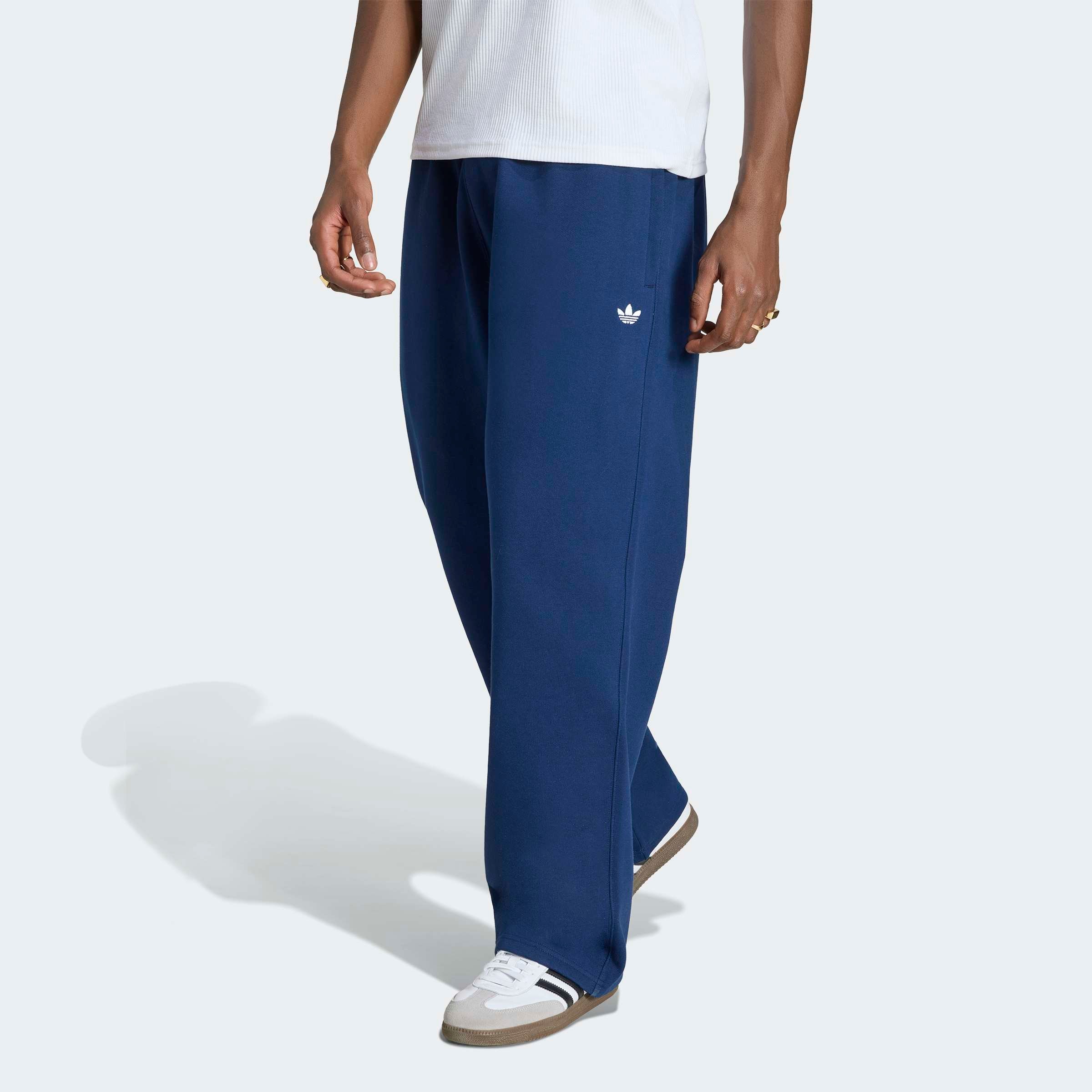 adidas Originals Pantalon de sport »TREFOIL ESSENTIALS, OFFENER SAUM«  pour adultes, sans fermeture, en coton, coupe normale