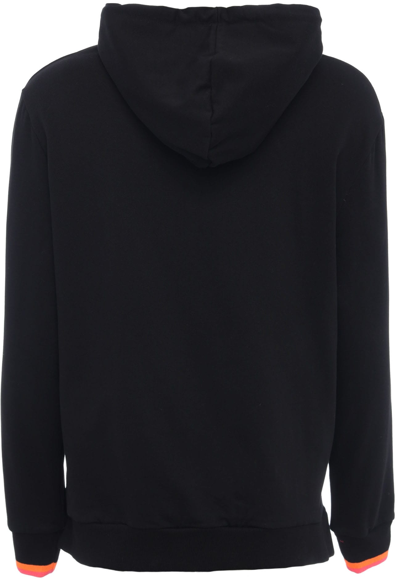 Zwillingsherz Hoodie, mit Stempeldruck und Neondetails am Ärmel